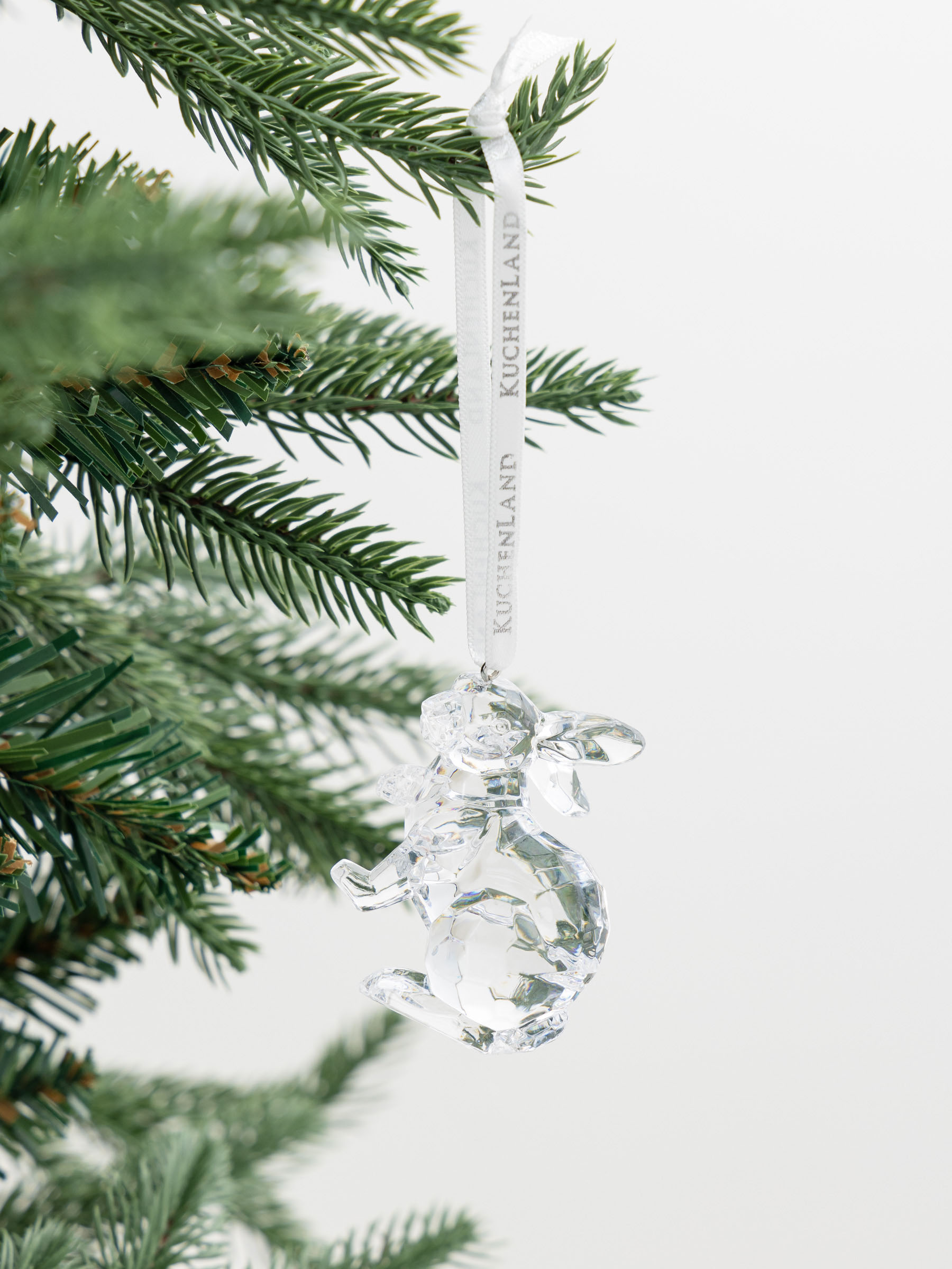 Игрушка елочная, 5х6 см, акрил, Зайчик, Figure crystal, image-1