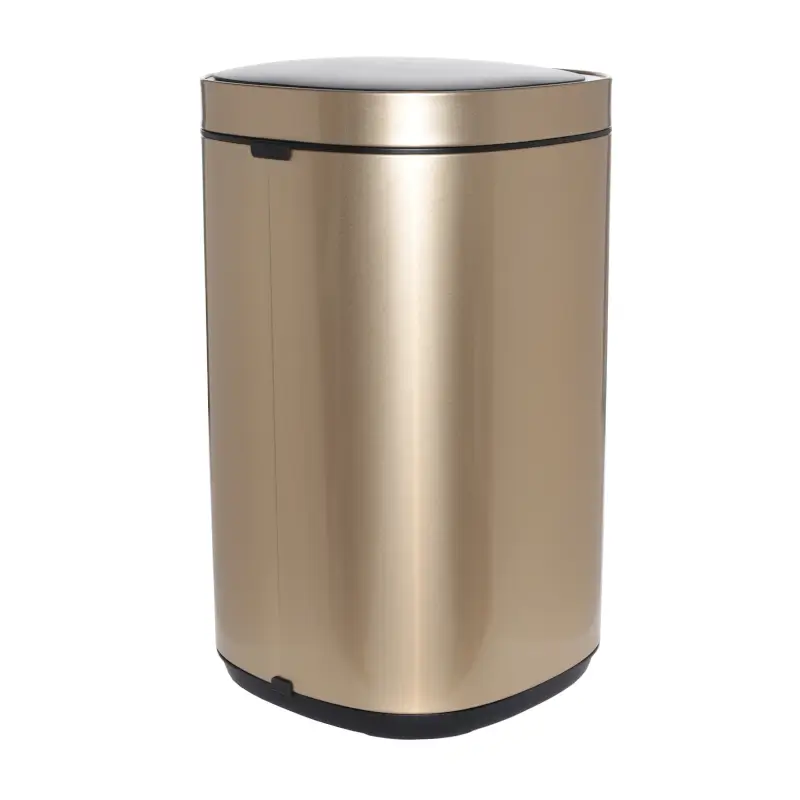 Ведро для мусора, 30 л, сенсорное, сталь/пластик, золотистое, Sensor bin ,image-0