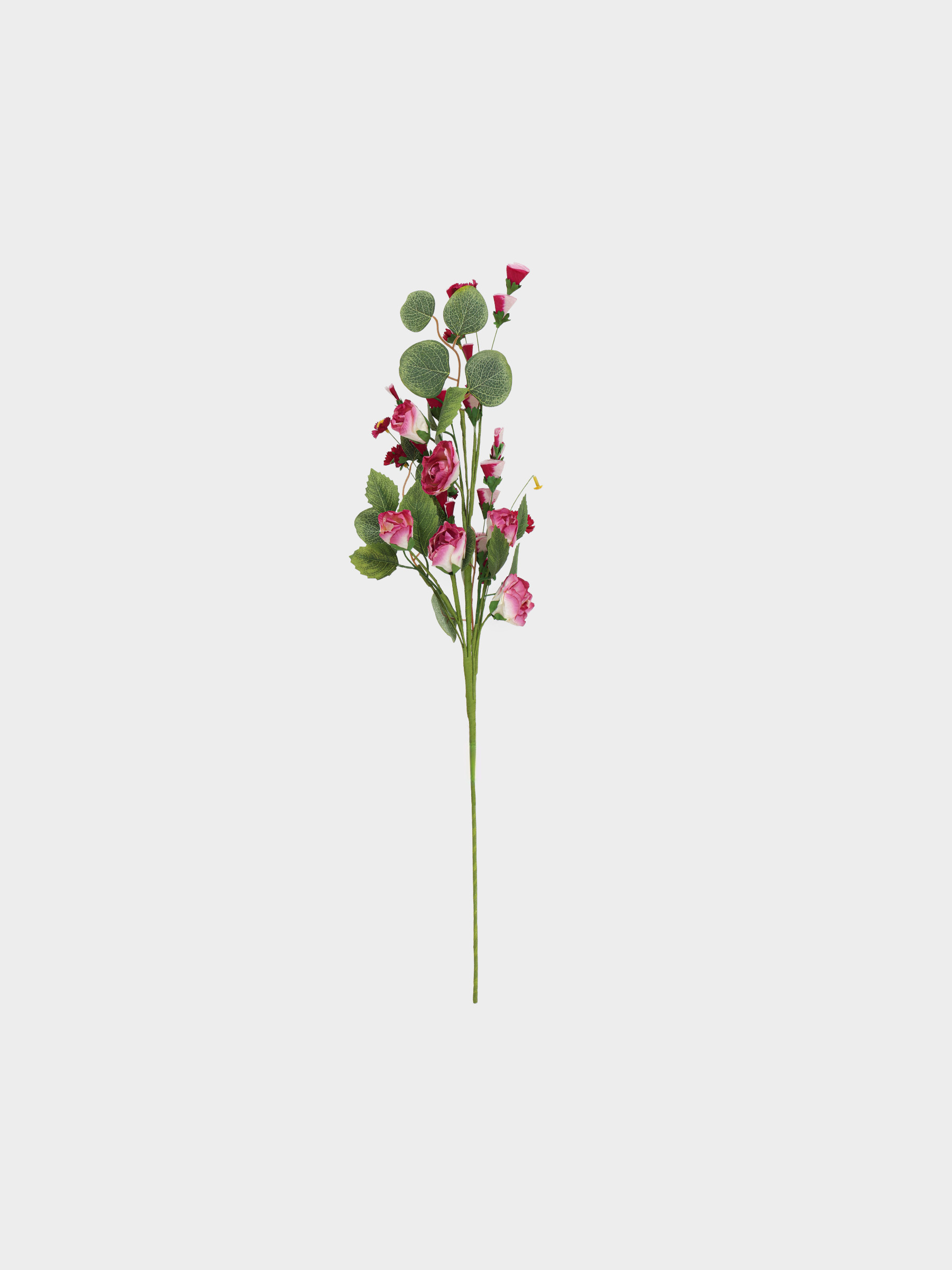 Ветка декоративная, 76 см, Красные цветы, Flower garden