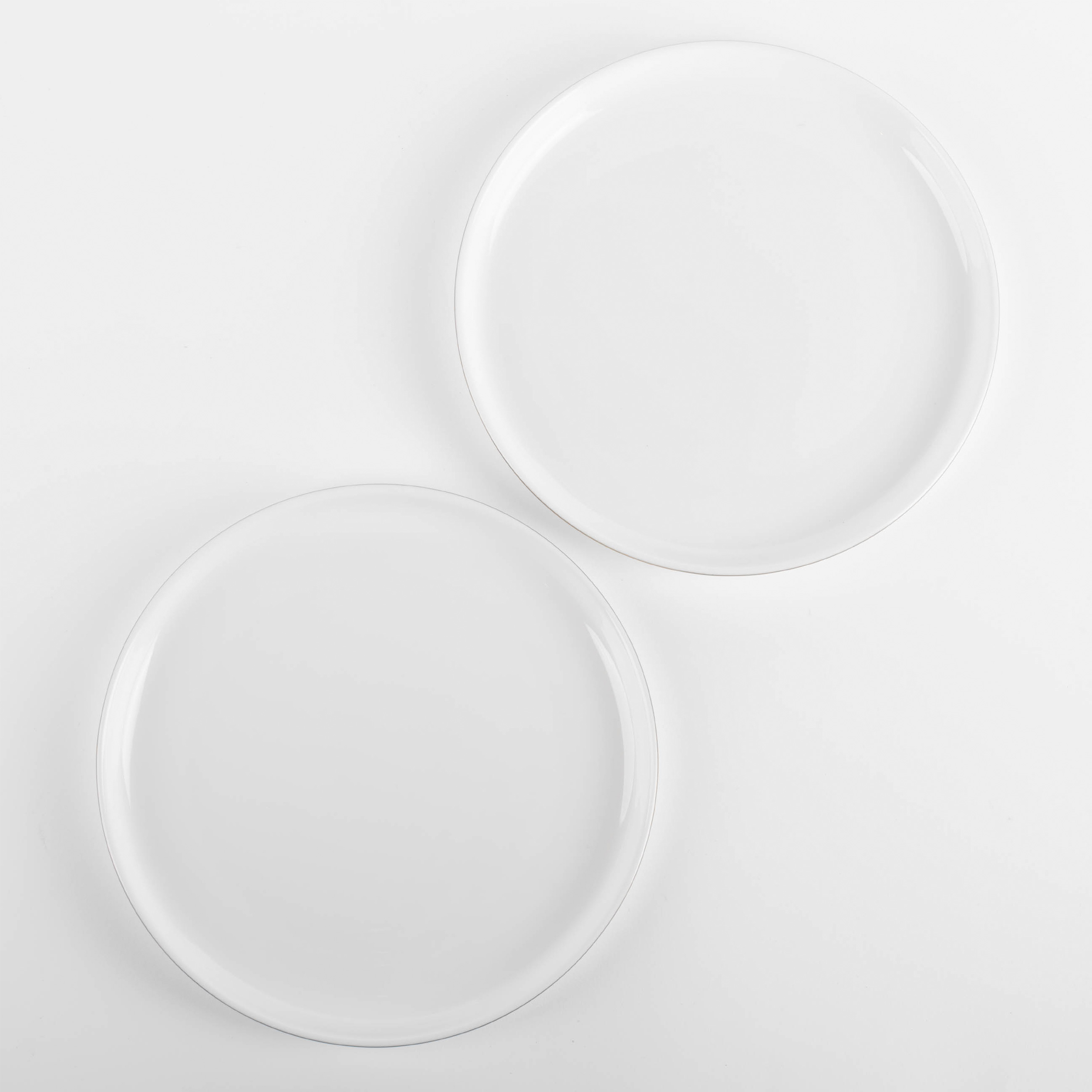 Тарелка десертная, 20 см, 2 шт, фарфор F, белая, Ideal gold изображение № 4