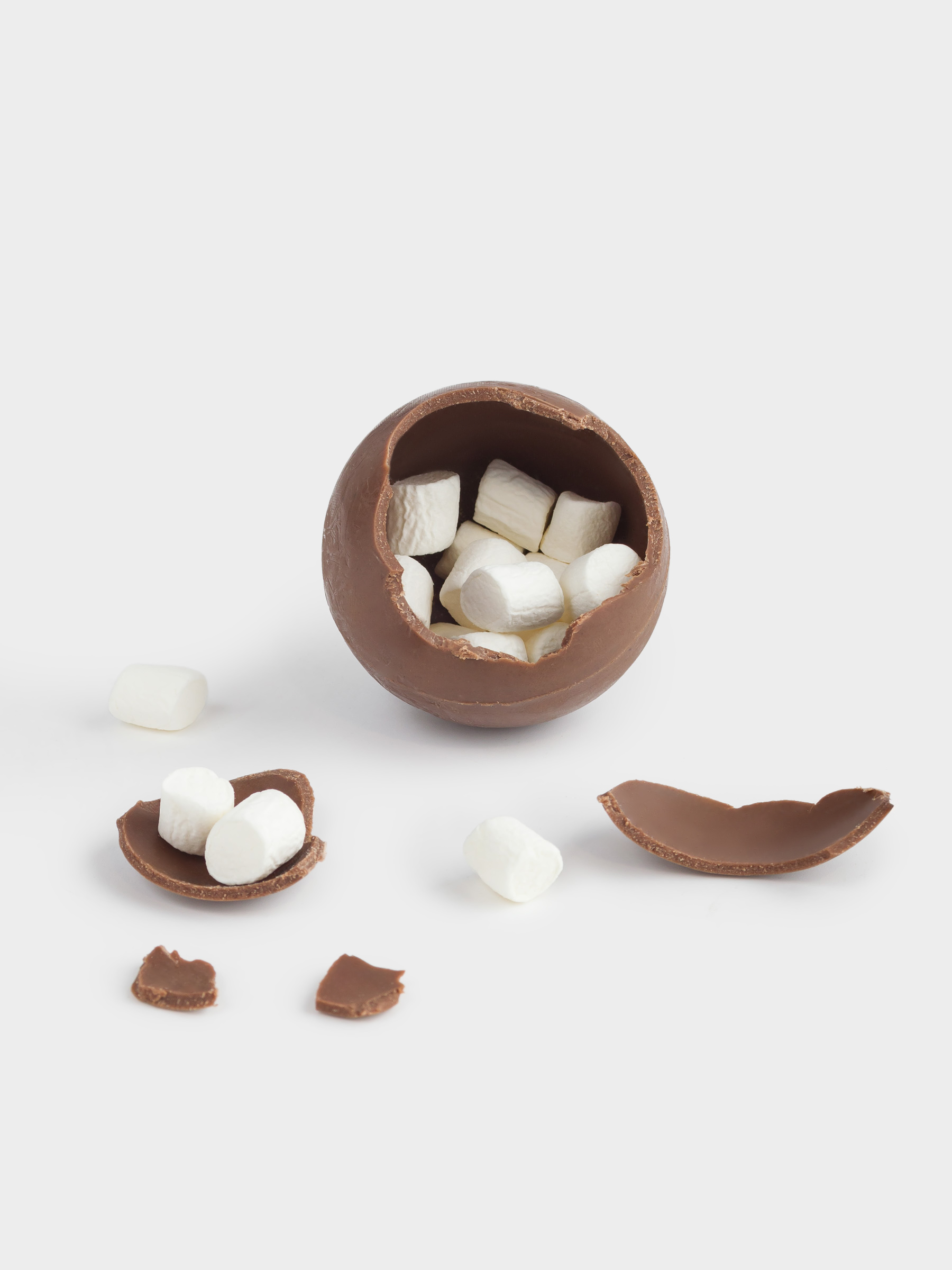 Шоколад, 28 гр, с маршмеллоу, Бомбочка, Sweet life, image-0
