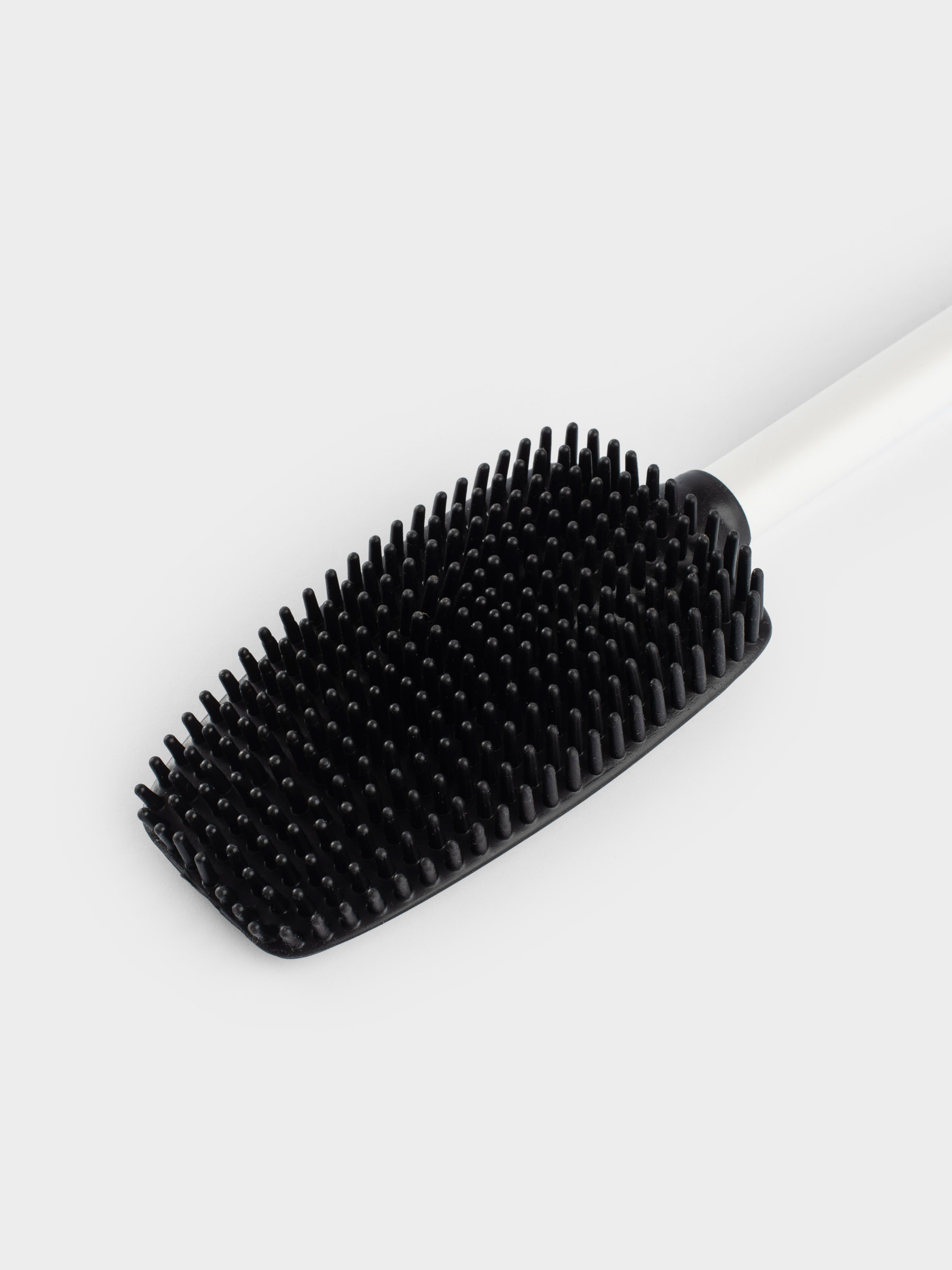 Ерш туалетный, 53 см, с подставкой, резина/металл, белый, Vesta, image-3