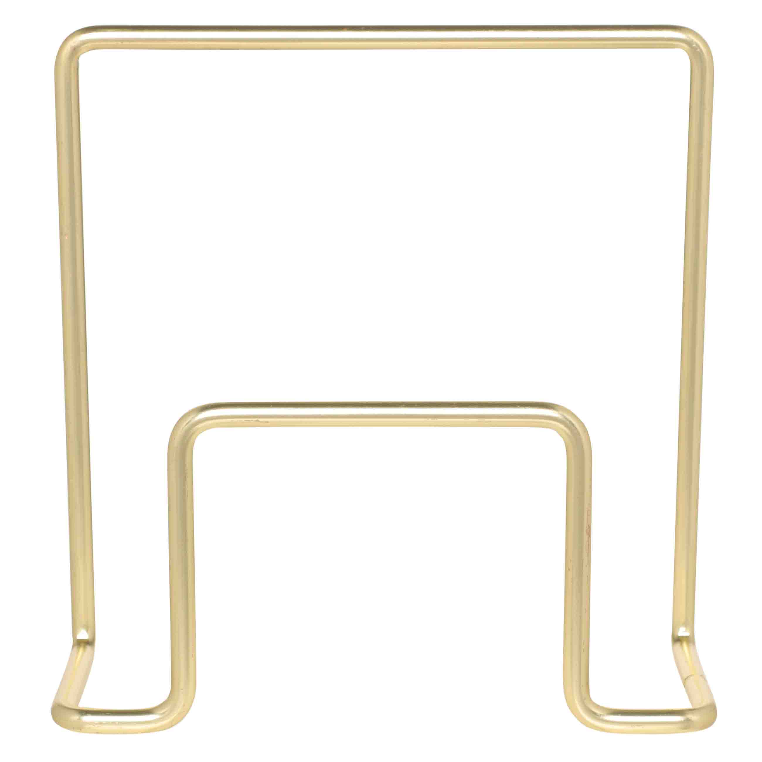 Салфетница, 13 см, металл, золотистая, Квадрат, Twist gold, image-0