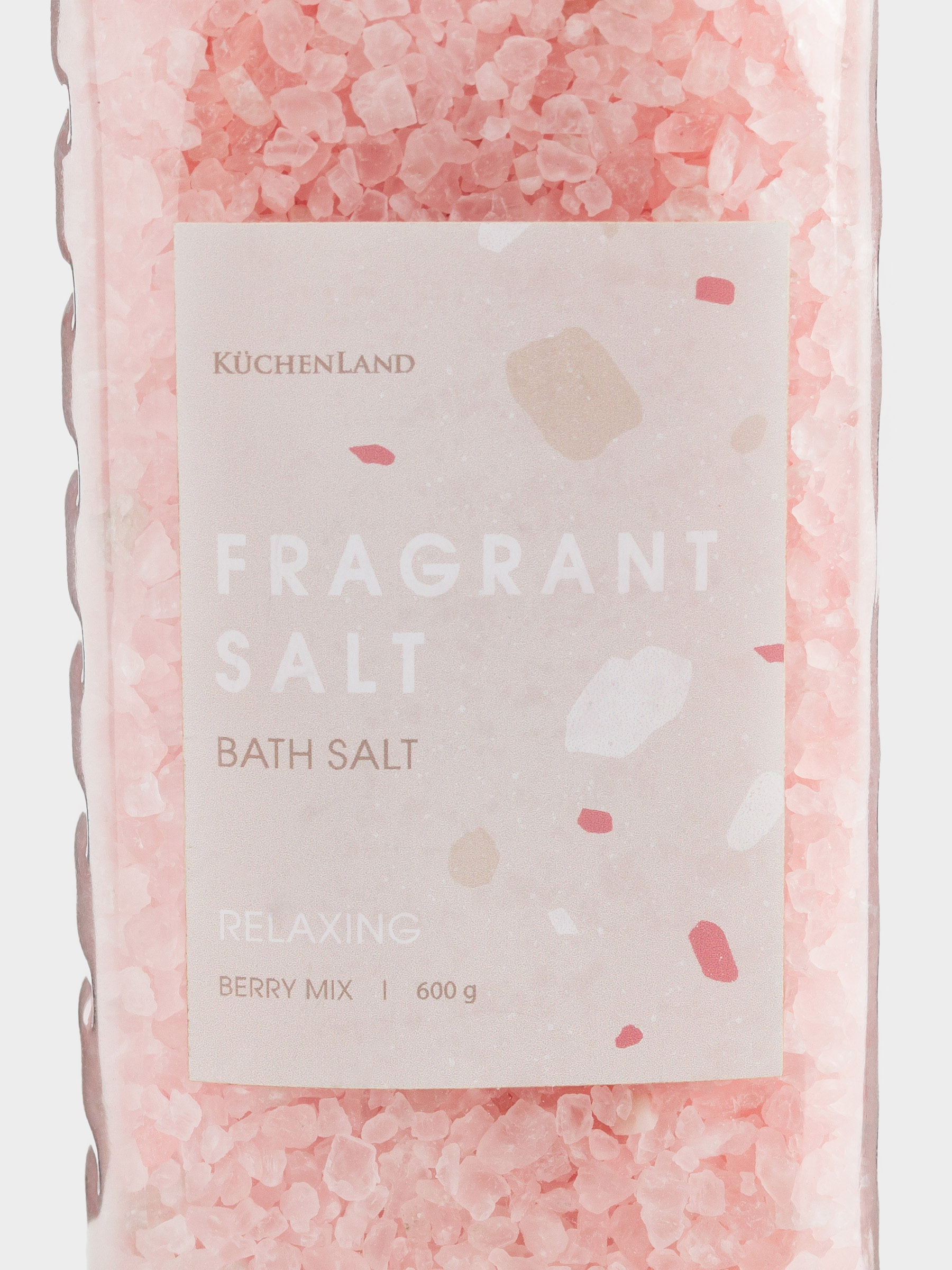 Соль для ванны, 600 гр, бело-розовая, Ягодный микс, Fragrant salt, image-2