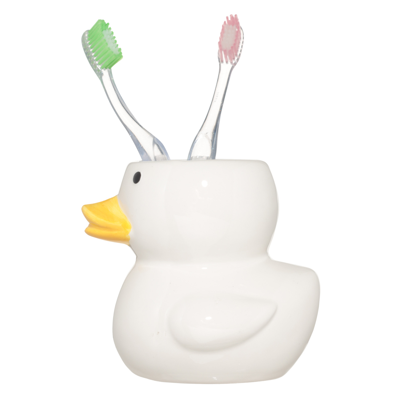 Набор для ванной, 3 пр, детский, керамика/пластик, белый, Утенок, Duck изображение № 2