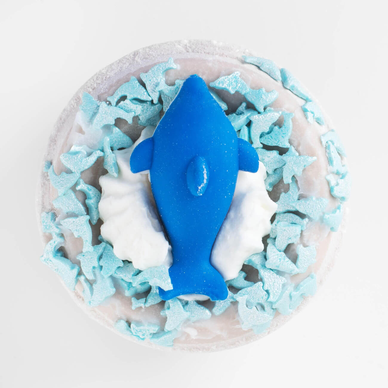 

Бомбочка для ванны, 130 гр, с игрушкой, Кокосовое молочко, Дельфин, Aquatic animals