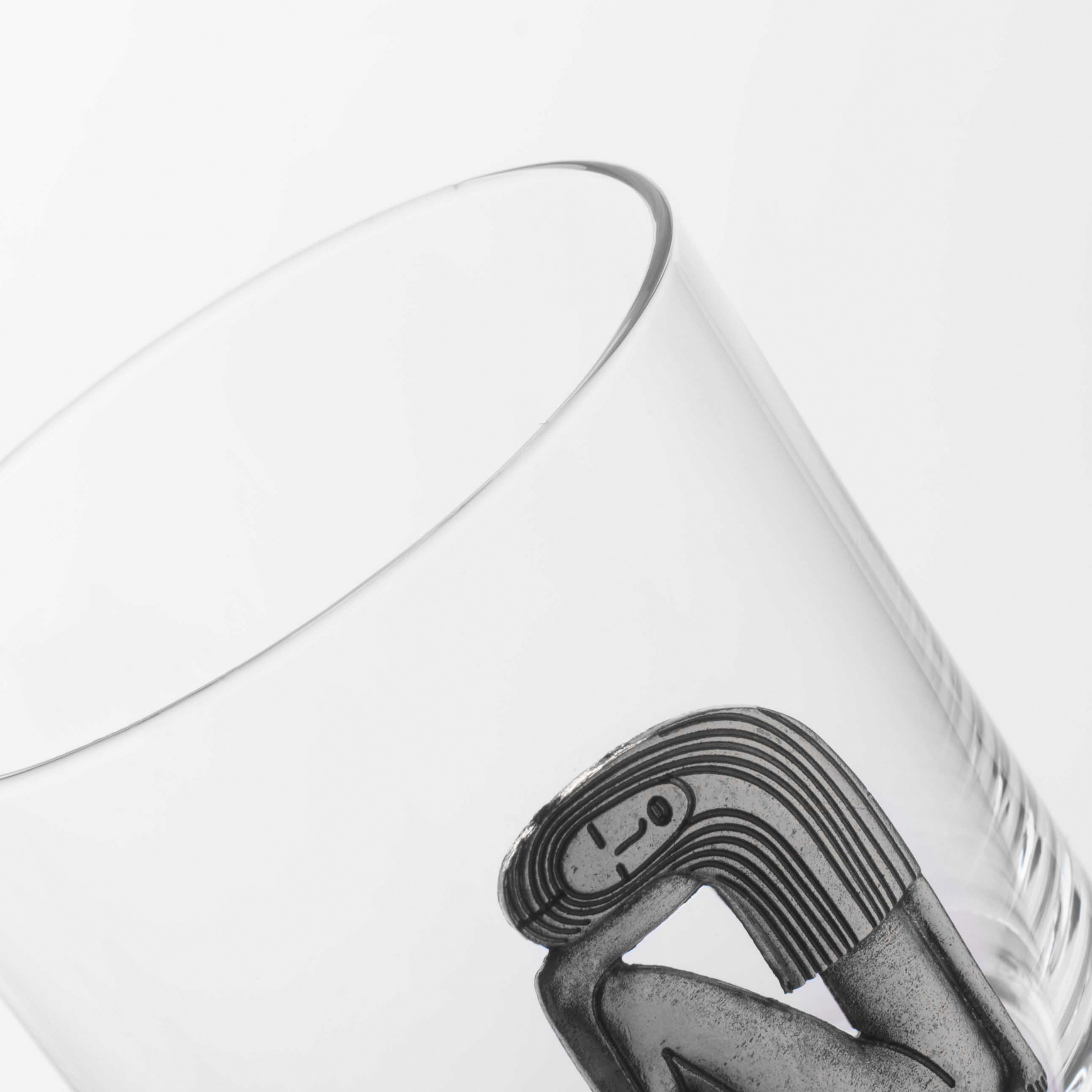 Стакан для виски, 340 мл, стекло/металл, серебристый, Дева, Zodiac изображение № 4