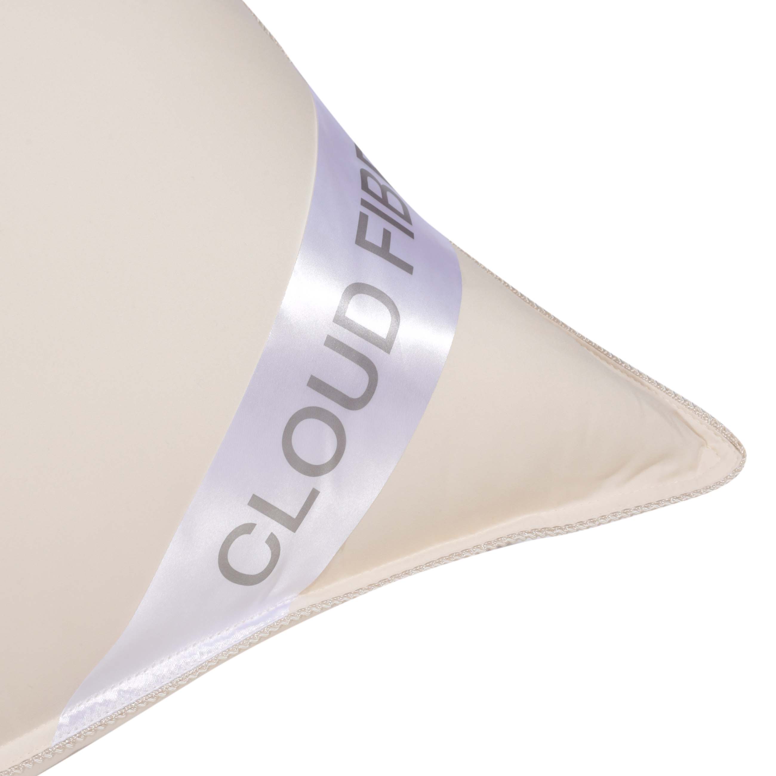 Подушка, 50х70 см, дакрон/микрофибра, молочная, Cloud fiber изображение № 2