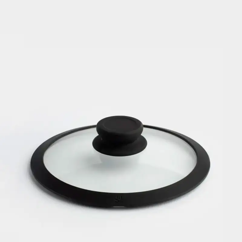 Крышка, 20 см, стекло Т/силикон, Solution accessory, image-0