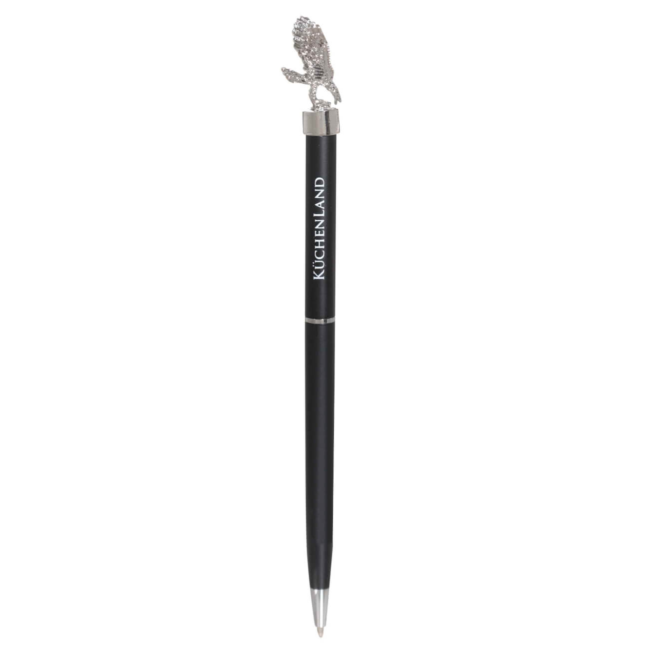 

Ручка шариковая, 15 см, с фигуркой, сталь, черная, Орел, Draw figure