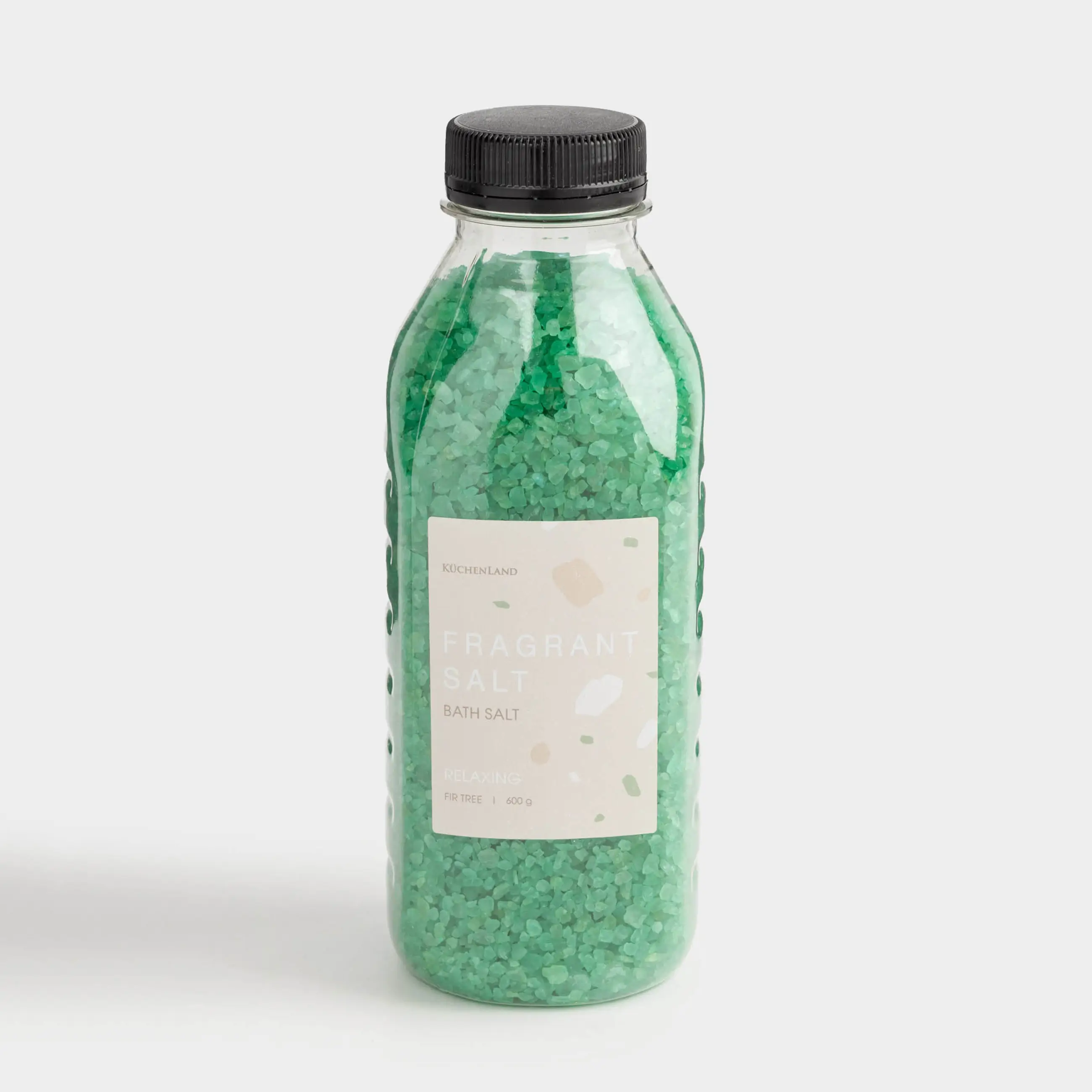 Соль для ванны, 600 гр, зеленая, Пихта, Fragrant salt