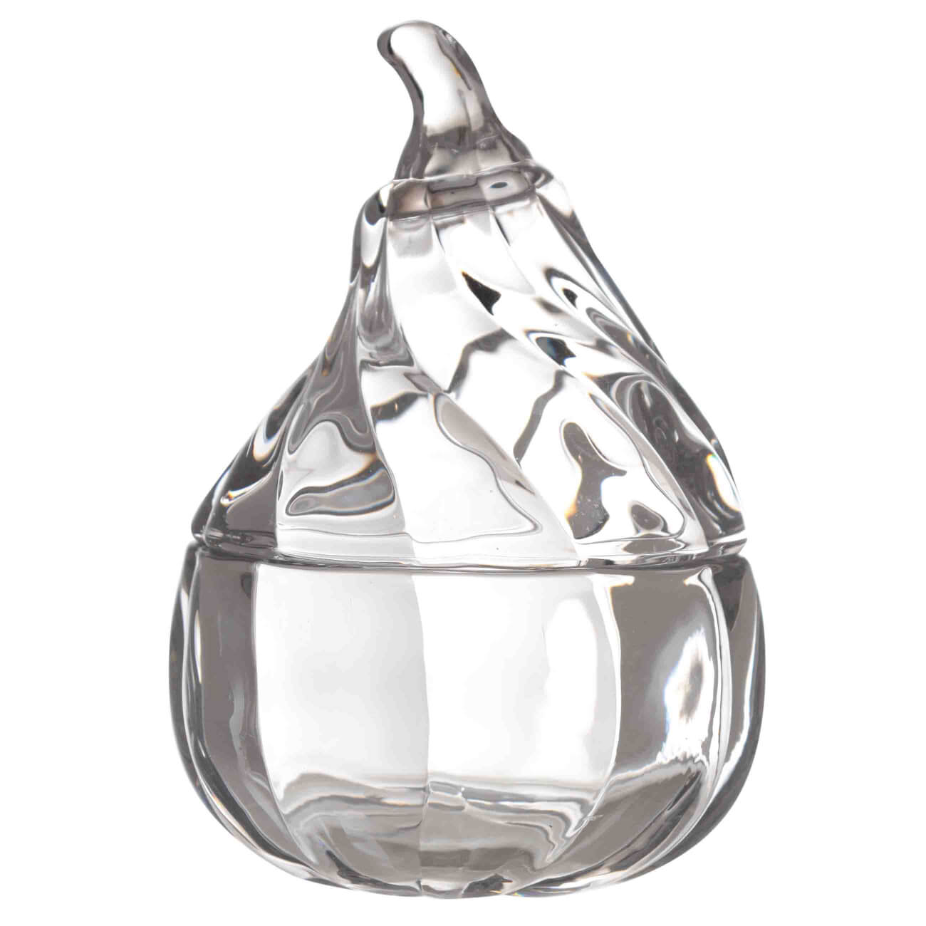 

Конфетница, 10 см, с крышкой, стекло Р, Груша, Pear garden