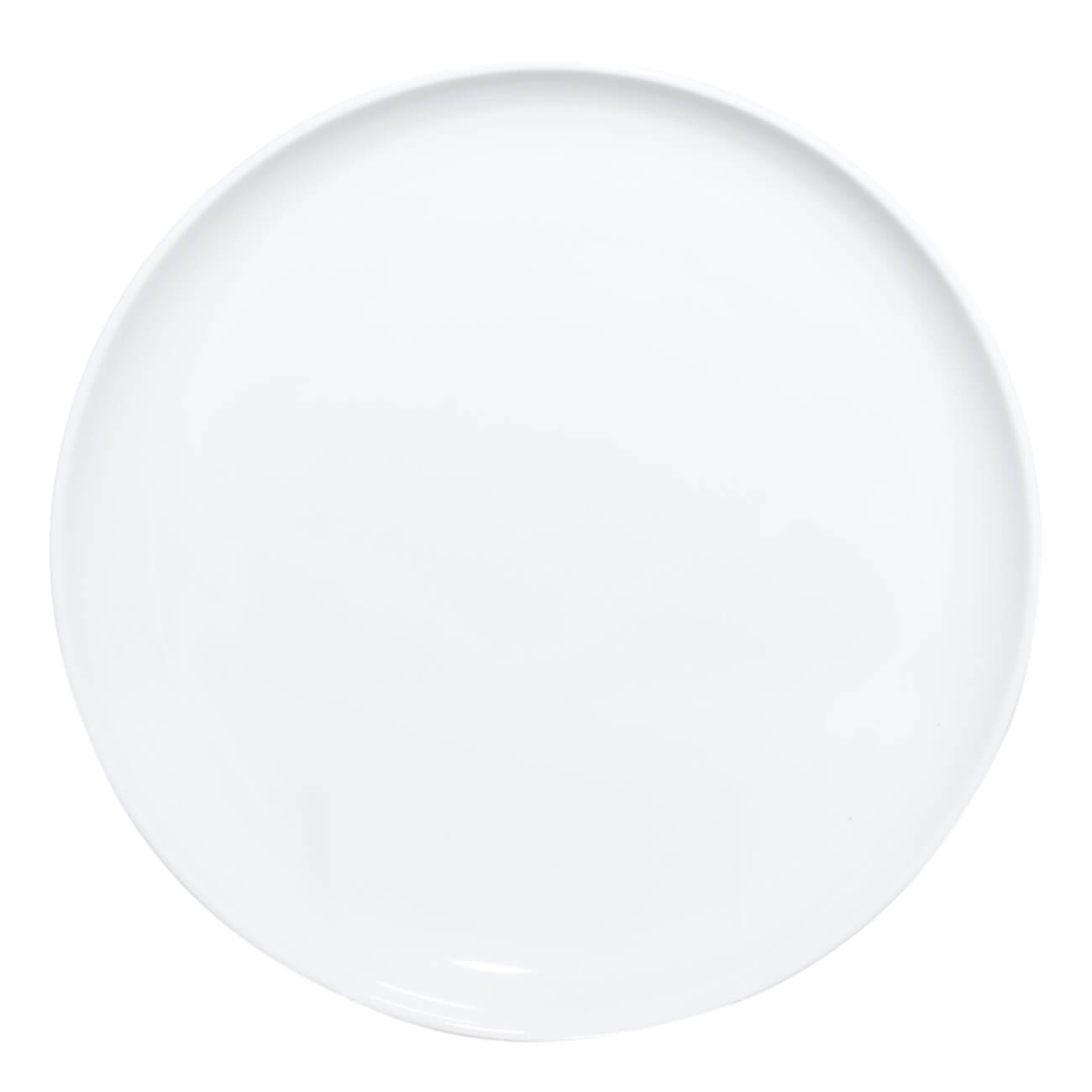 Тарелка обеденная, 25 см, фарфор P, белая, Silence тарелка обеденная 27 см фарфор f снегирь и шишки christmas miracle
