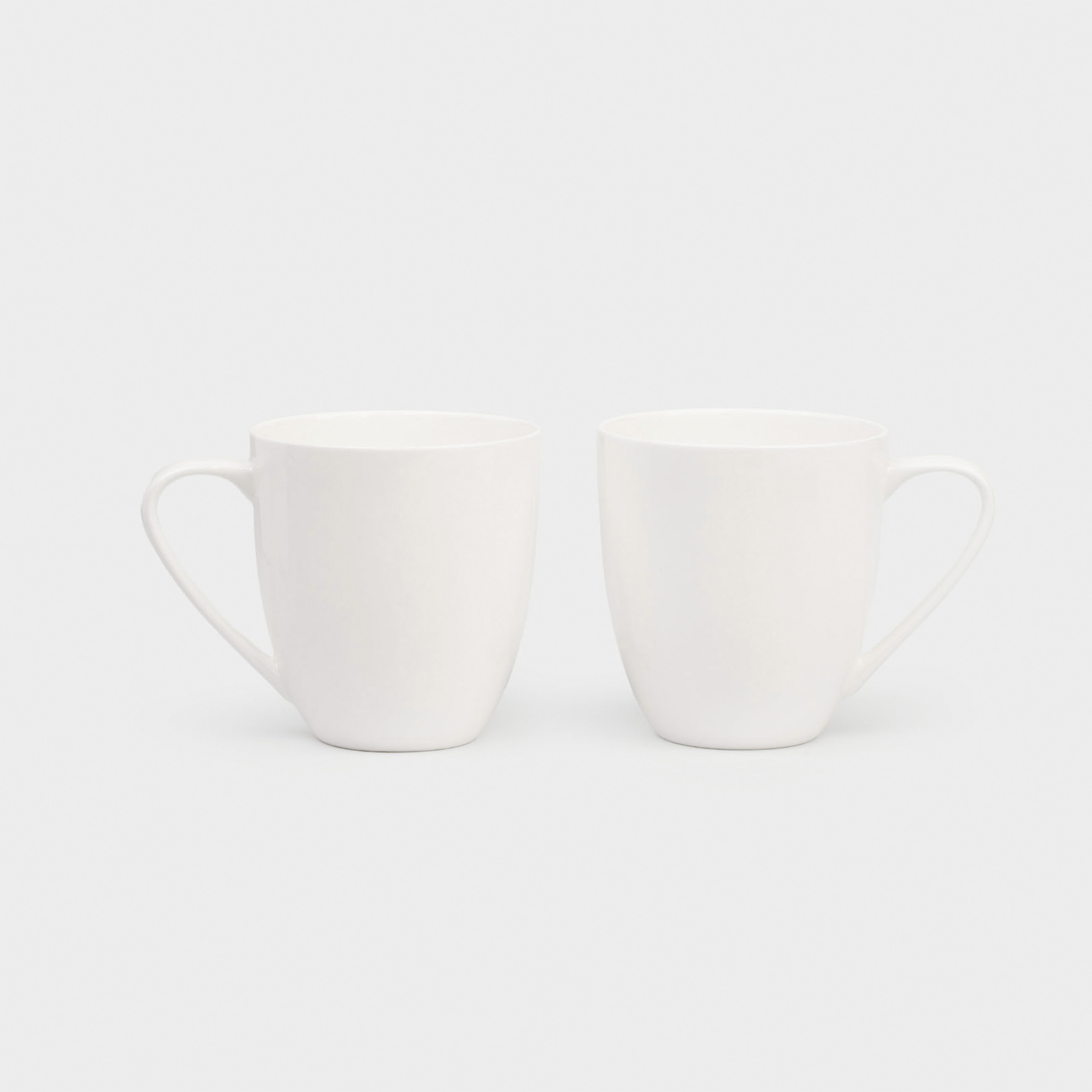 Kuchenland Кружка 450 мл 2 шт фарфор F белая Ideal white 1390₽