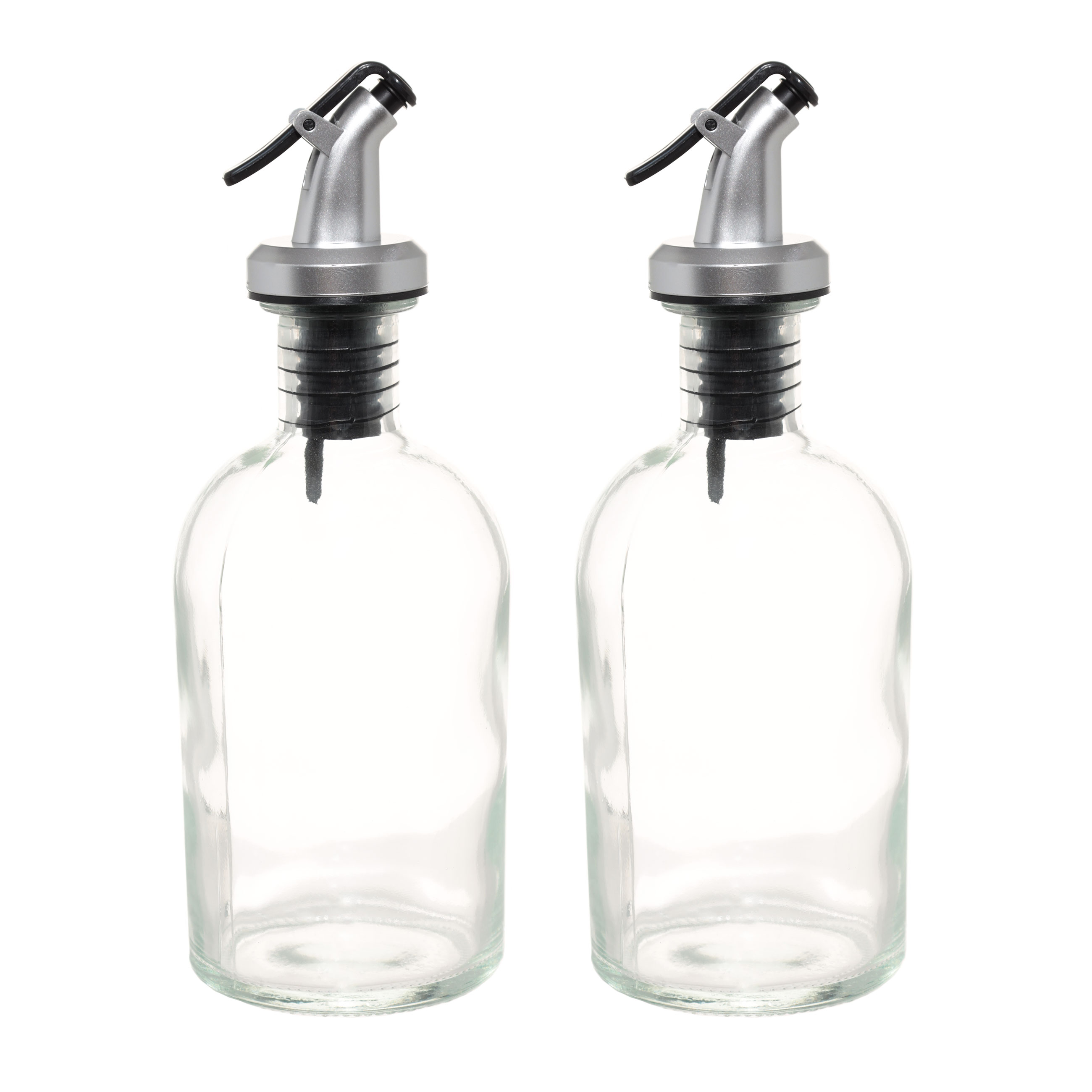Бутылка для масла и уксуса, 240 мл, 2 шт, стекло/пластик, Clear изображение № 2