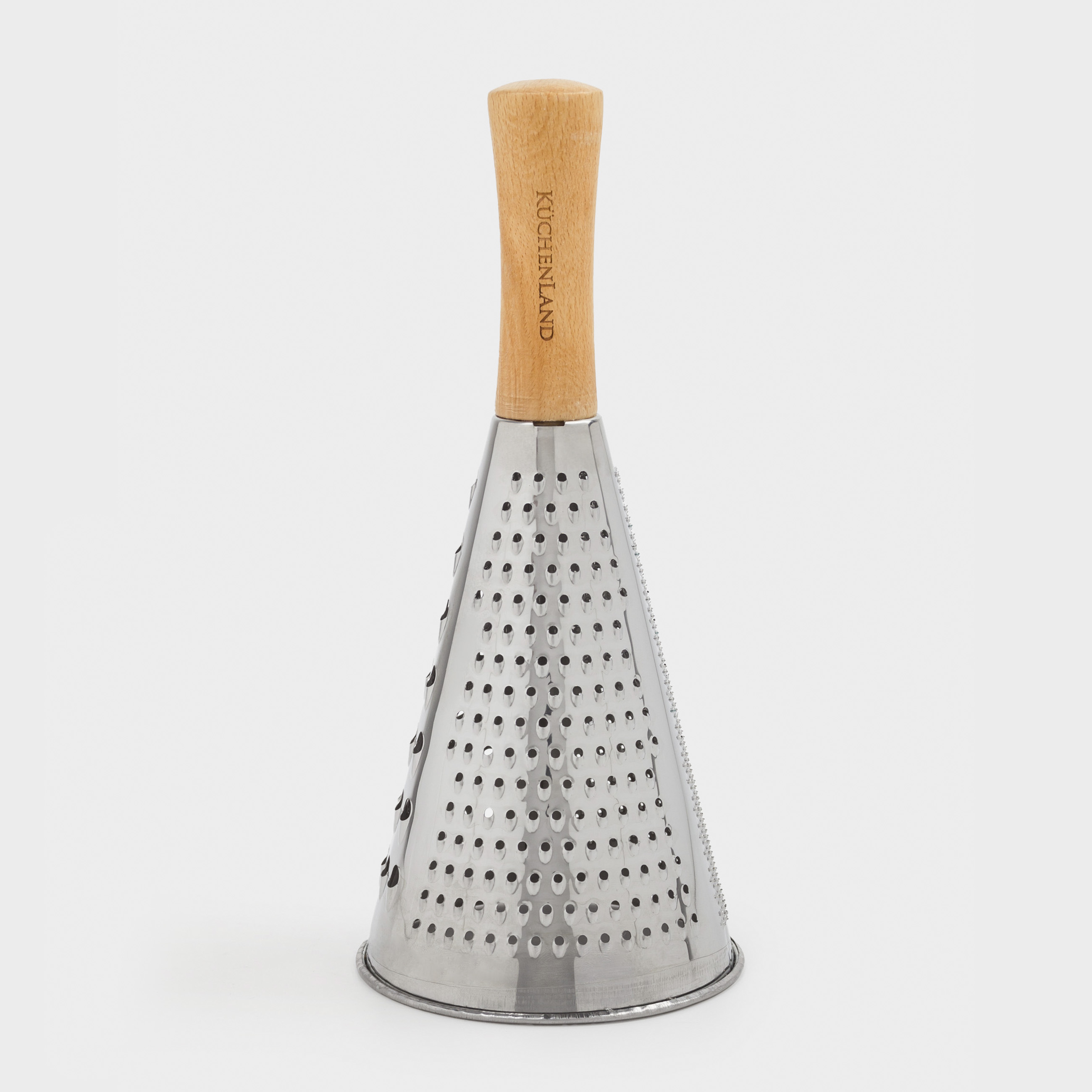 Терка, 24 см, сталь/дерево, круглая, Wood Kitchen