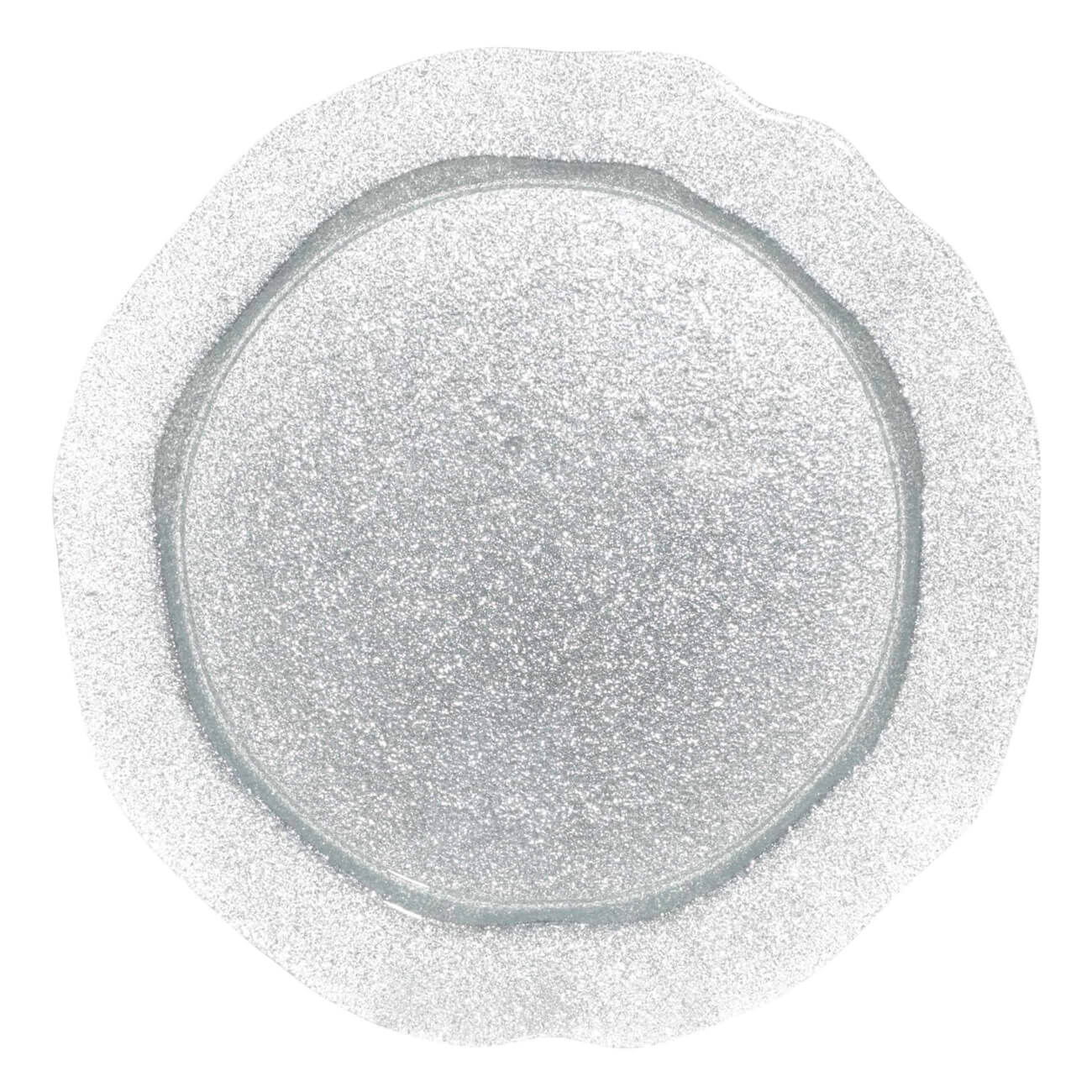 Блюдо, 32 см, стекло, серебристое, Antares блюдо стекло круглое 20 5 см aurora pasabahce 95834b