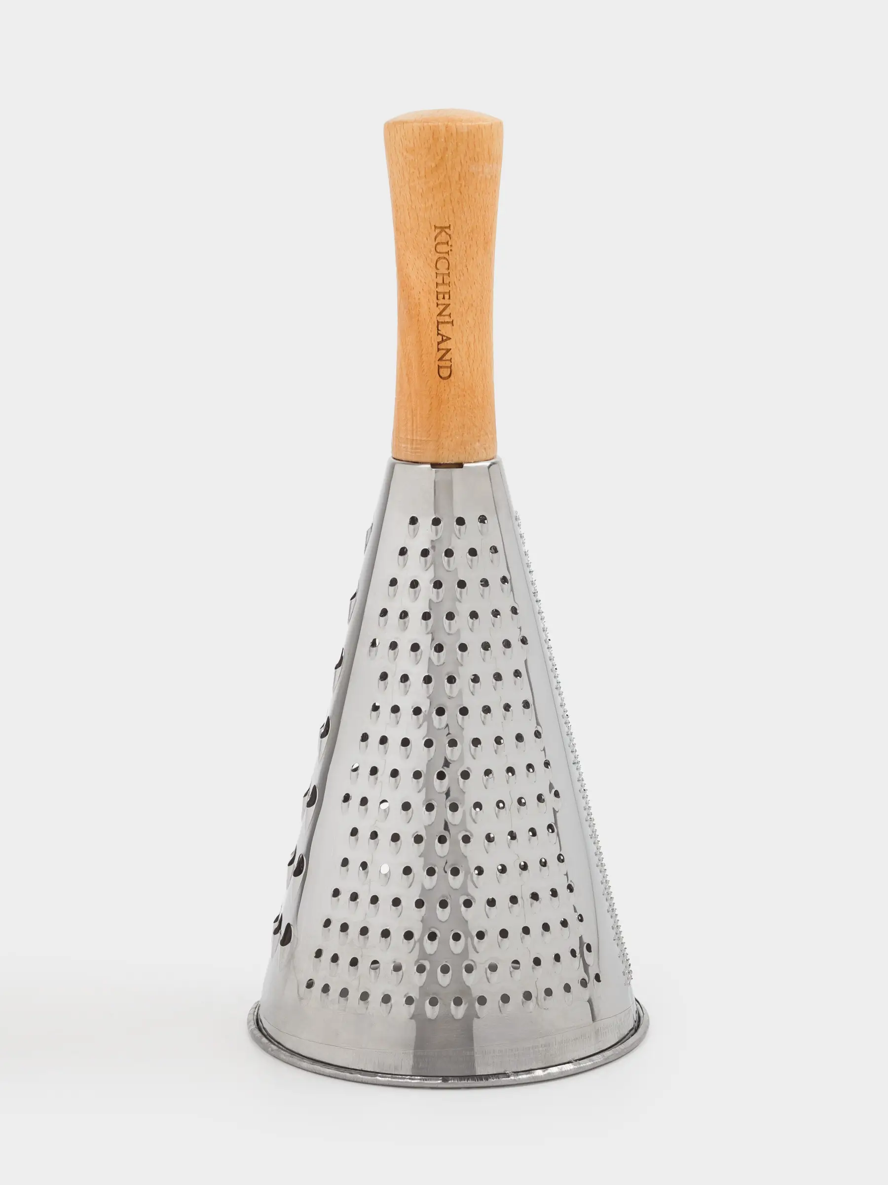 Терка, 24 см, сталь/дерево, круглая, Wood Kitchen