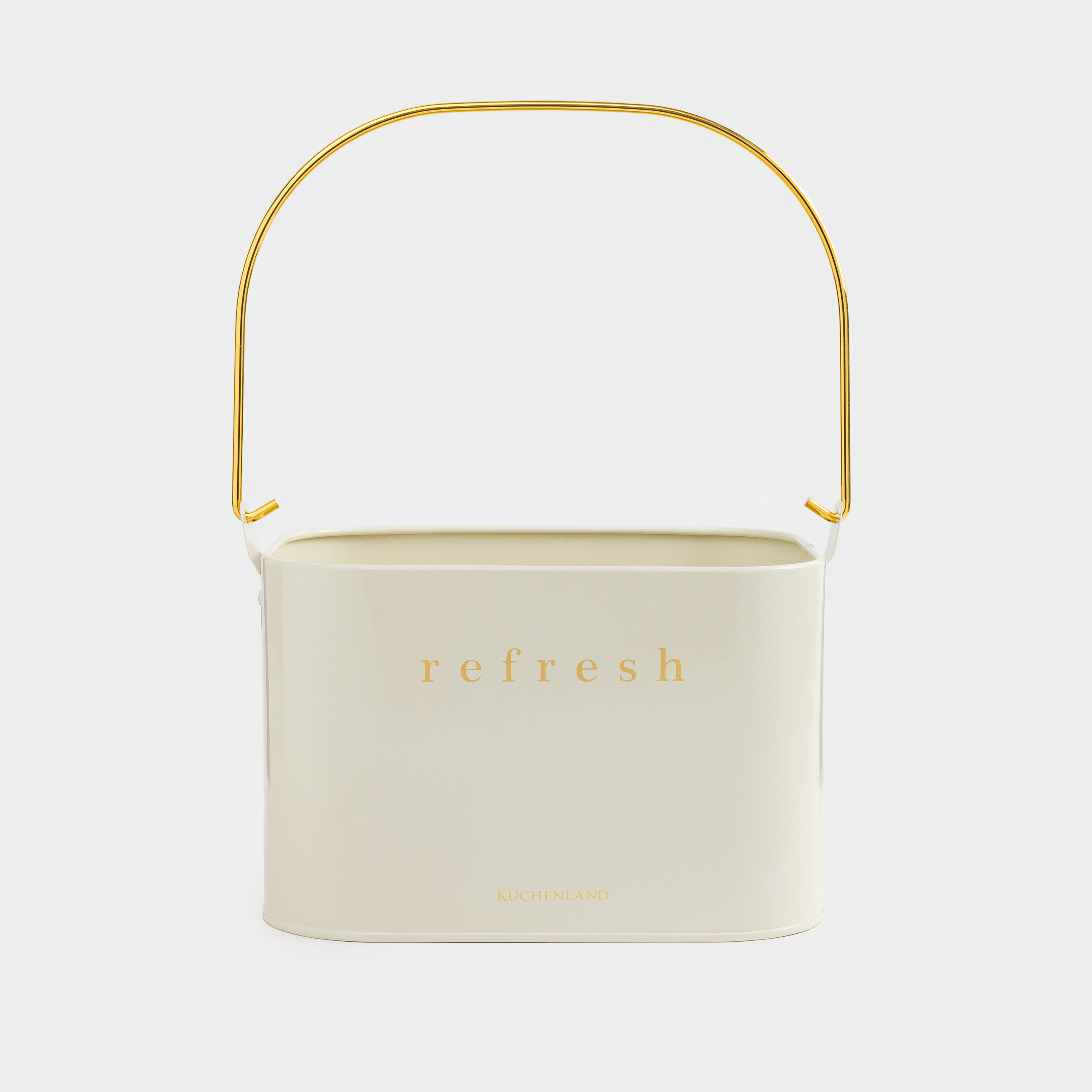 Органайзер для моющих средств, 21х15 см, переносной, металл, белый, Compact gold