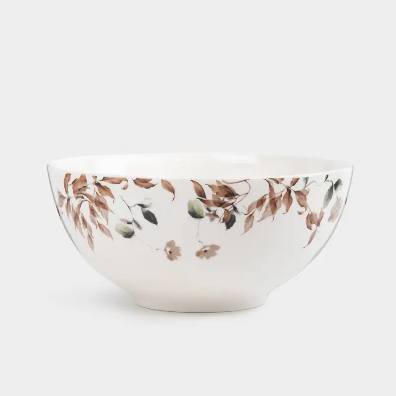 Салатник, 16х7 см, 700 мл, фарфор N, Осенние цветы, Refined floral
