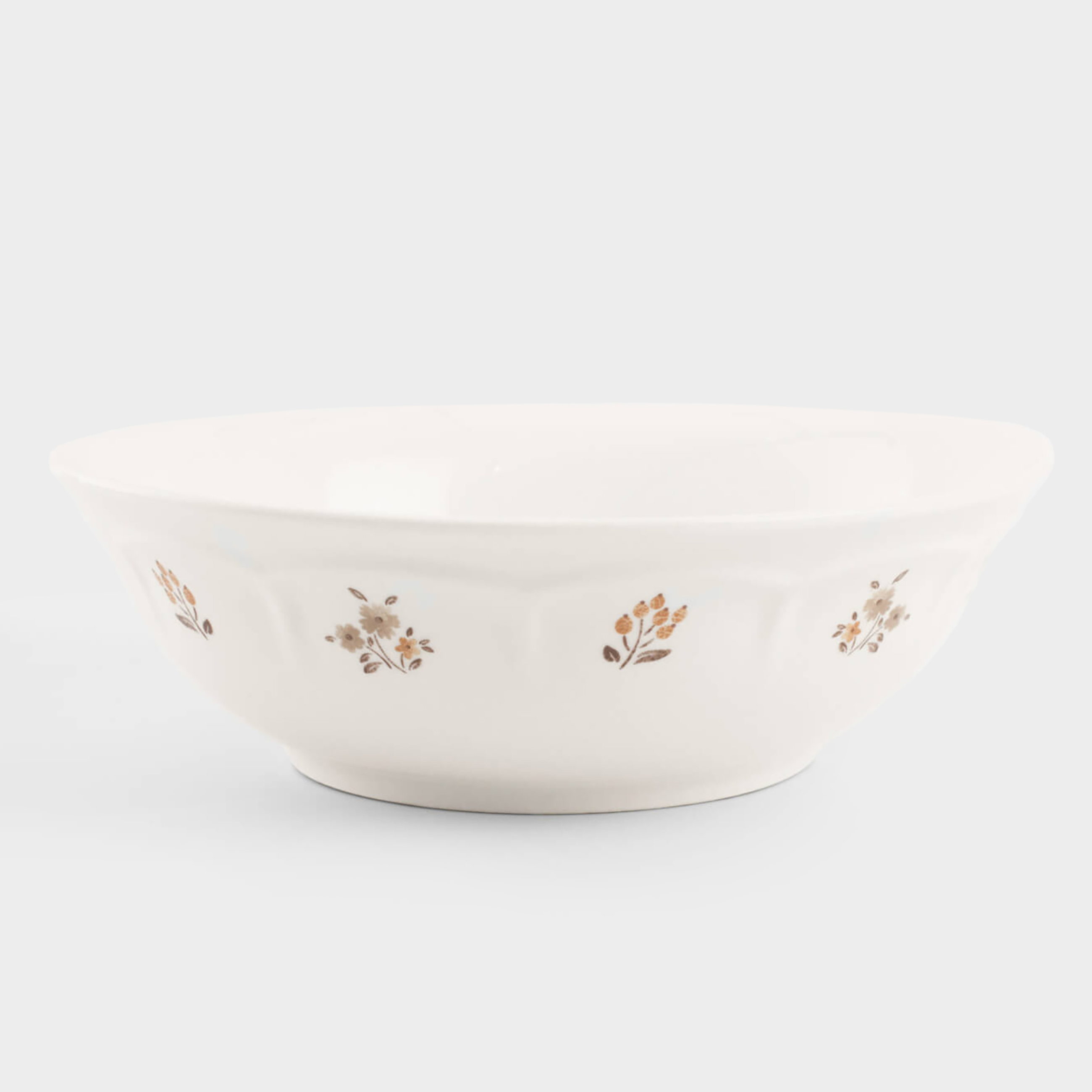 Салатник 23х7 см 145 л фарфор N белый Винтажные цветы La flore 1290₽