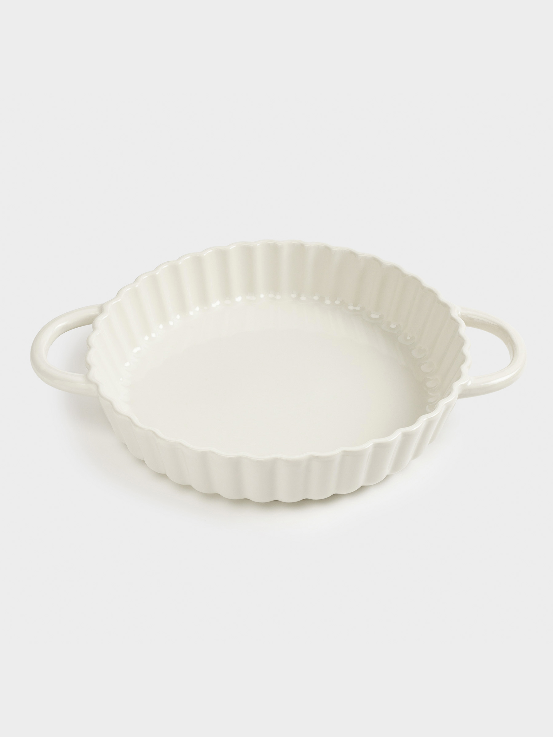 Форма для запекания, 28 см, керамика, круглая, молочная, Cakes ivory, image-6