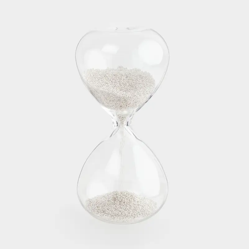 Часы песочные, 8 см, 30 секунд, стекло, Sand time ,image-0