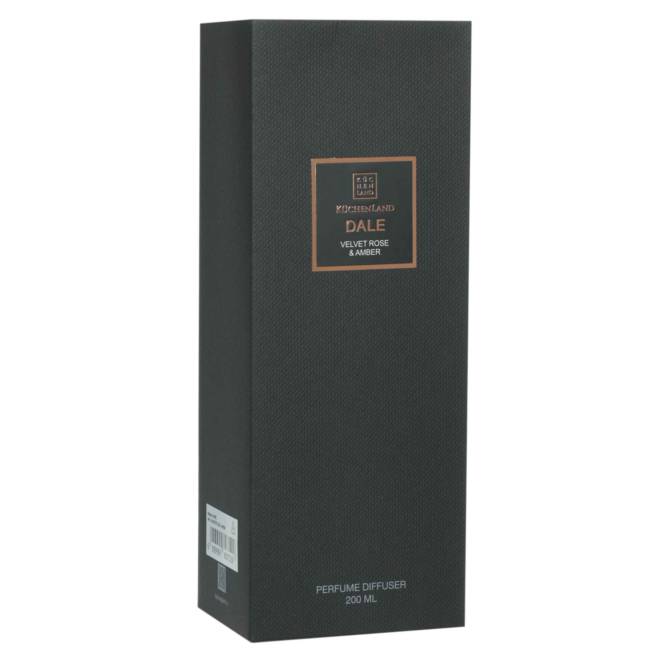 Ароматический диффузор, 200 мл, сиреневый, Velvet Rose & Amber, Dale, image-1