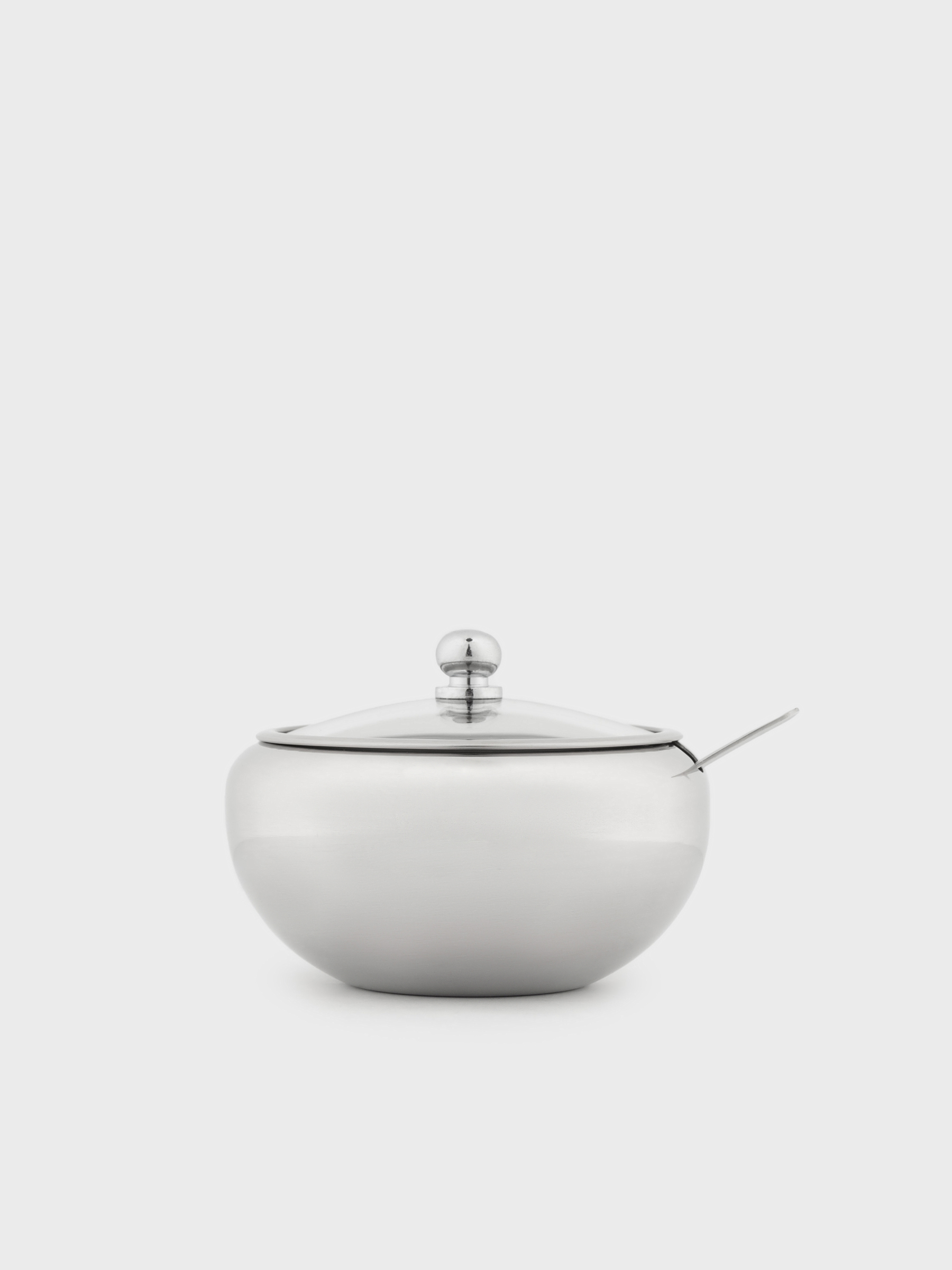 Сахарница, 9 см, 500 мл, с ложкой, сталь, Elegance, image-3