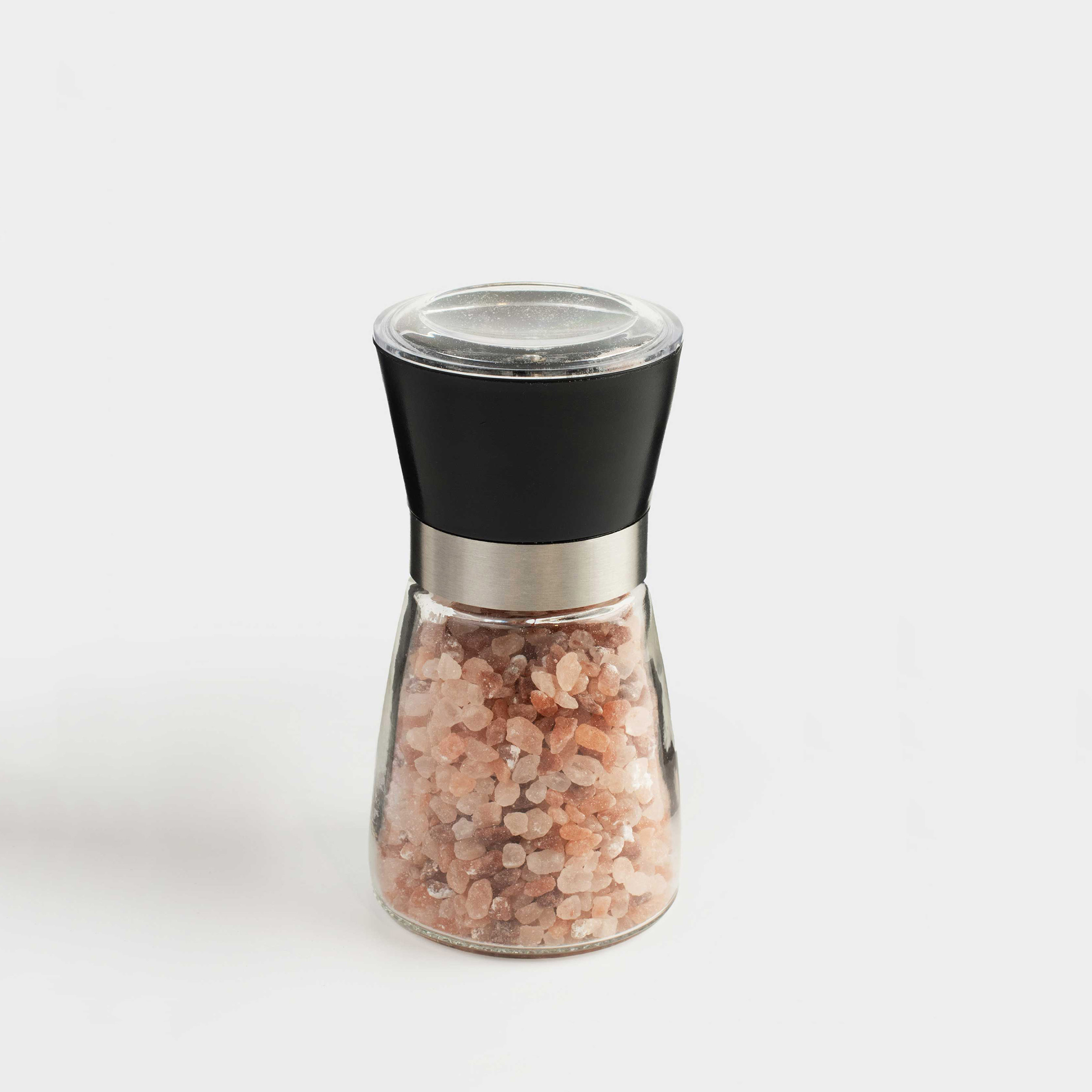 Мельница для специй 13 см механическая стекло Розовая соль Seasoning BBQ 899₽