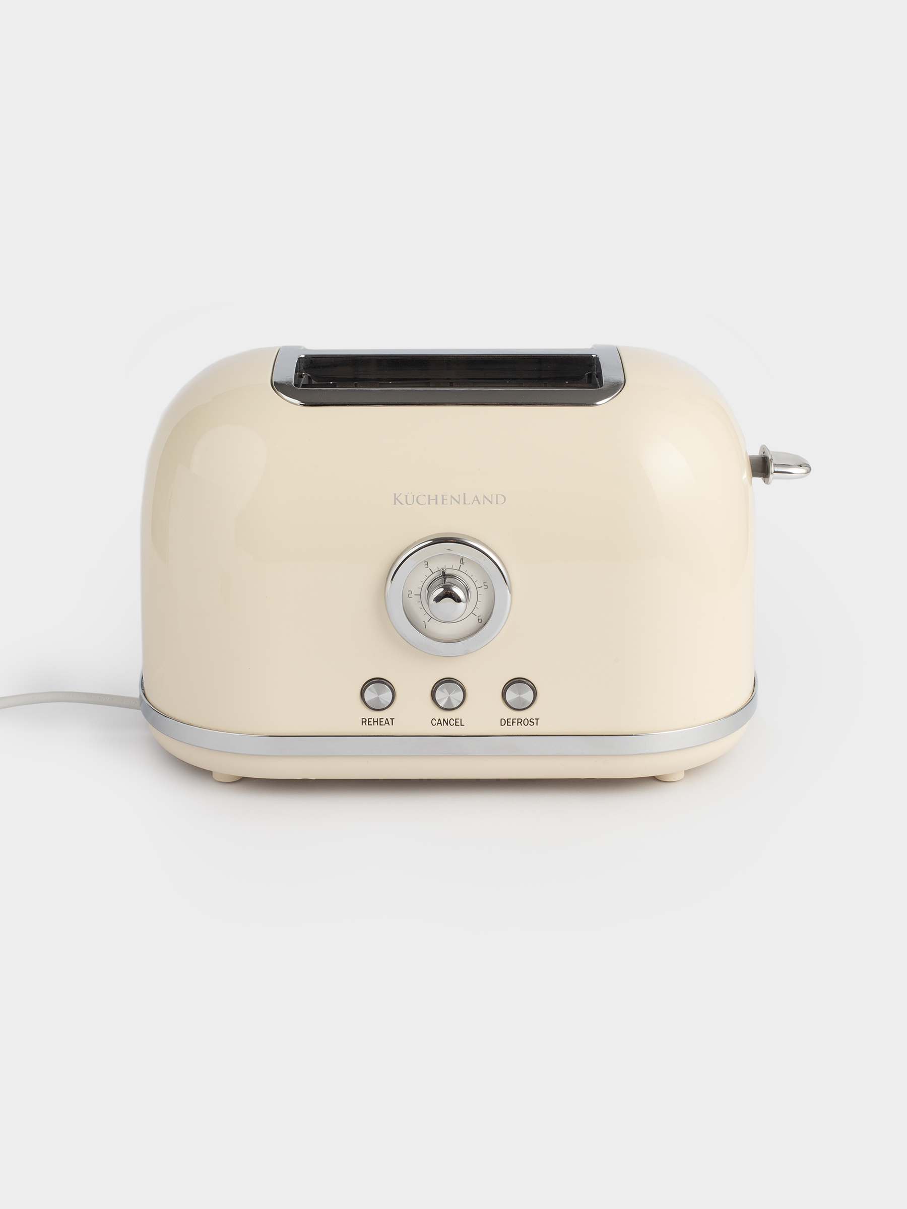 Тостер электрический, 685-815 Вт, 6 режимов, металл/пластик, бежевый, Vintage kitchen, image-5