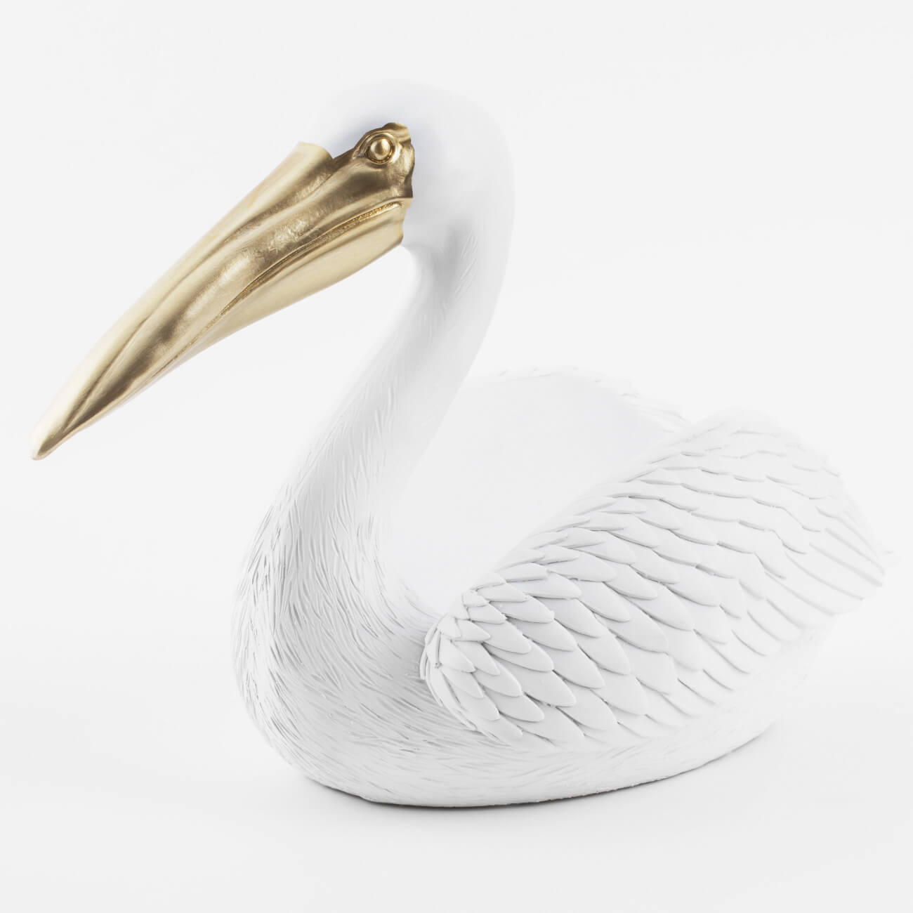 

Конфетница, 32х21 см, полирезин, бело-золотистая, Пеликан, Pelican