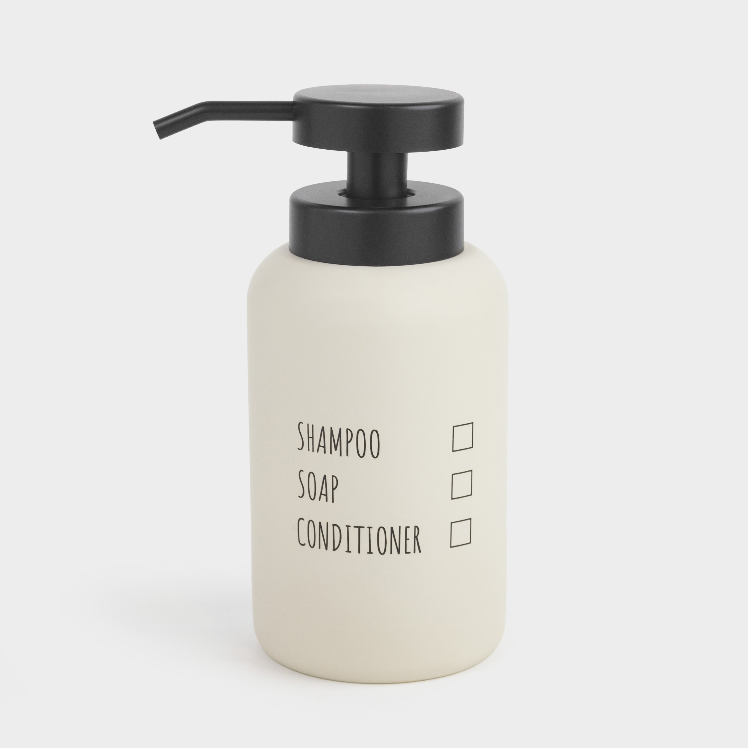 Диспенсер для жидкого мыла 350 мл полирезинпластик бежевый Irida 1490₽