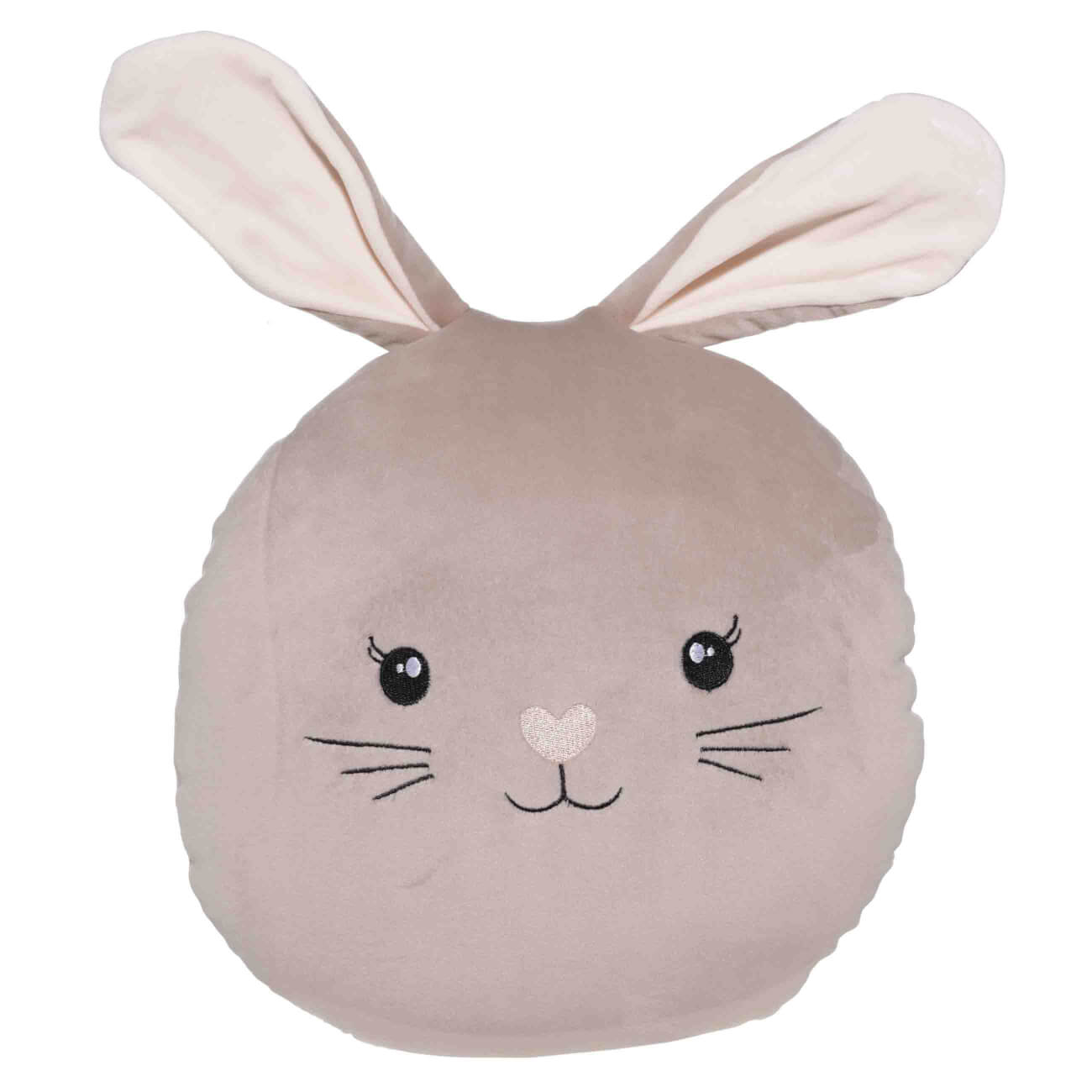 Подушка декоративная, 28х35 см, спандекс, бежевая, Зайка, Rabbit игрушка 21 см мягкая полиэстер розовая зайка с бантиком rabbit