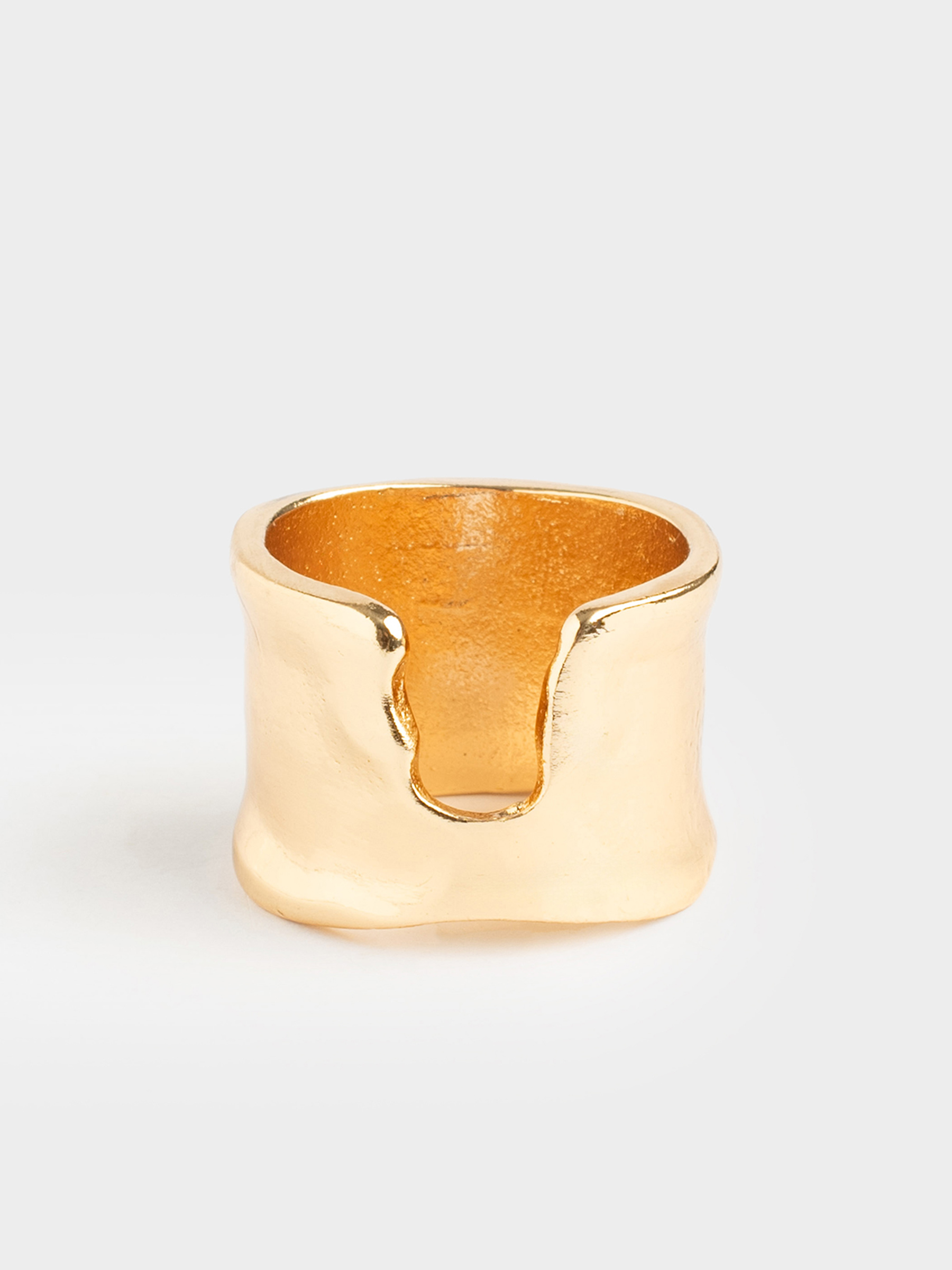 Кольцо, 2 см, единый размер, металл, золотистое, Jewelry, image-4