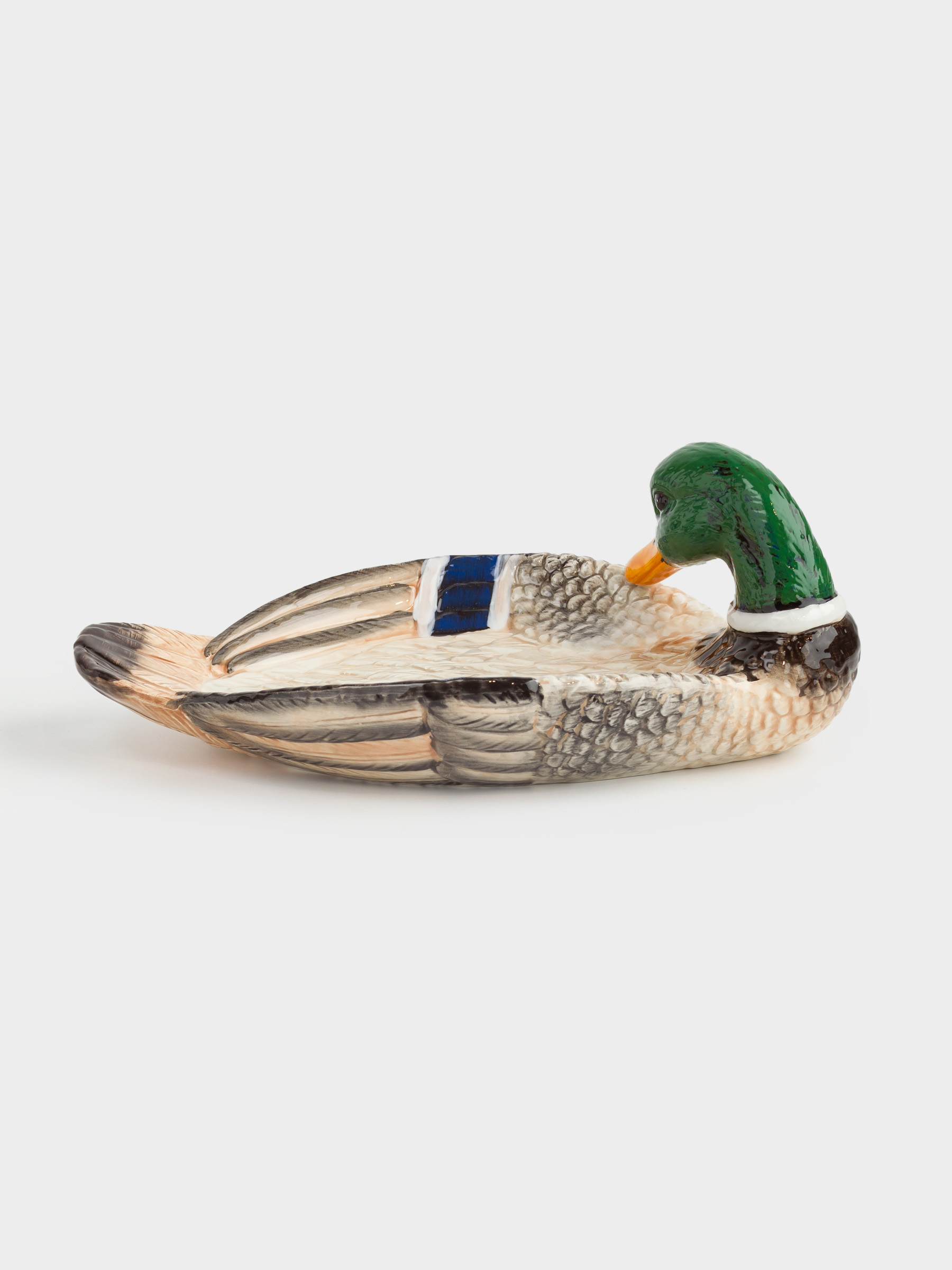 Блюдо, 32х19 см, керамика, Селезень, Duck, image-1