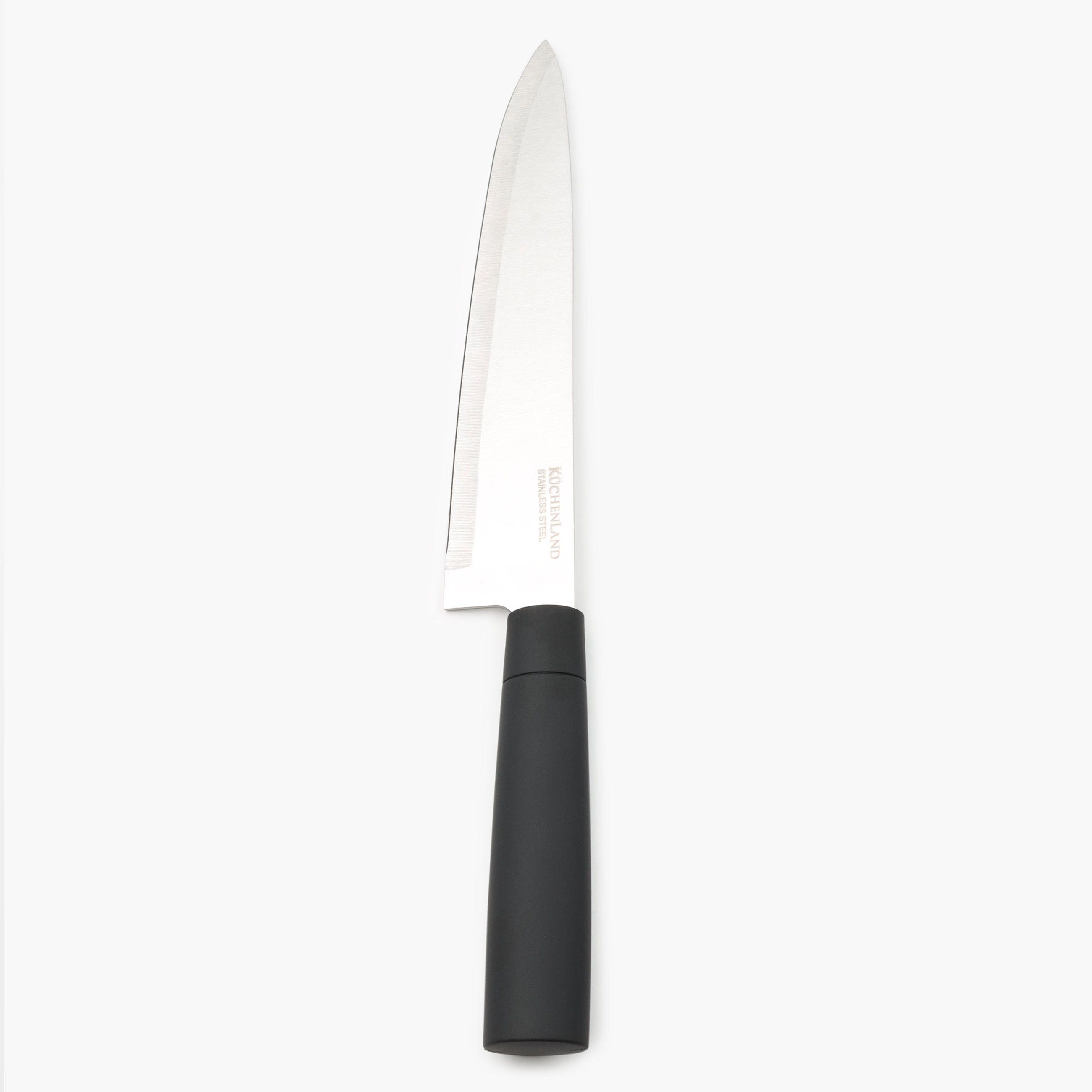 Набор ножей, 5 пр, в подставке, сталь/пластик, черный, Vitality изображение № 3