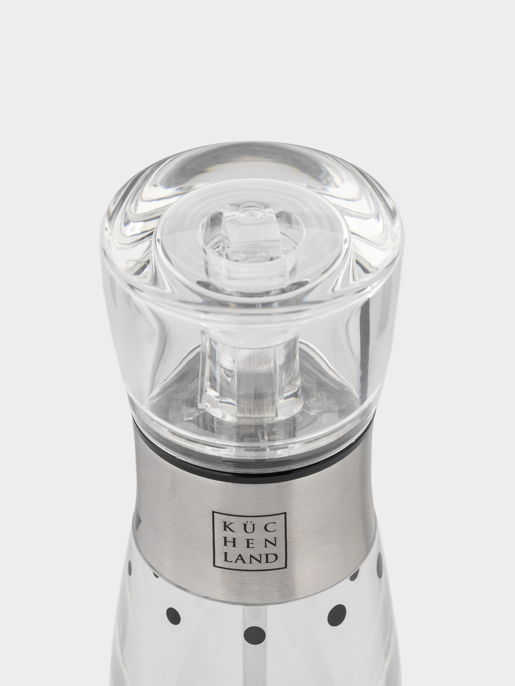 Мельница для специй, 17 см, механическая, акрил, Classic, image-2
