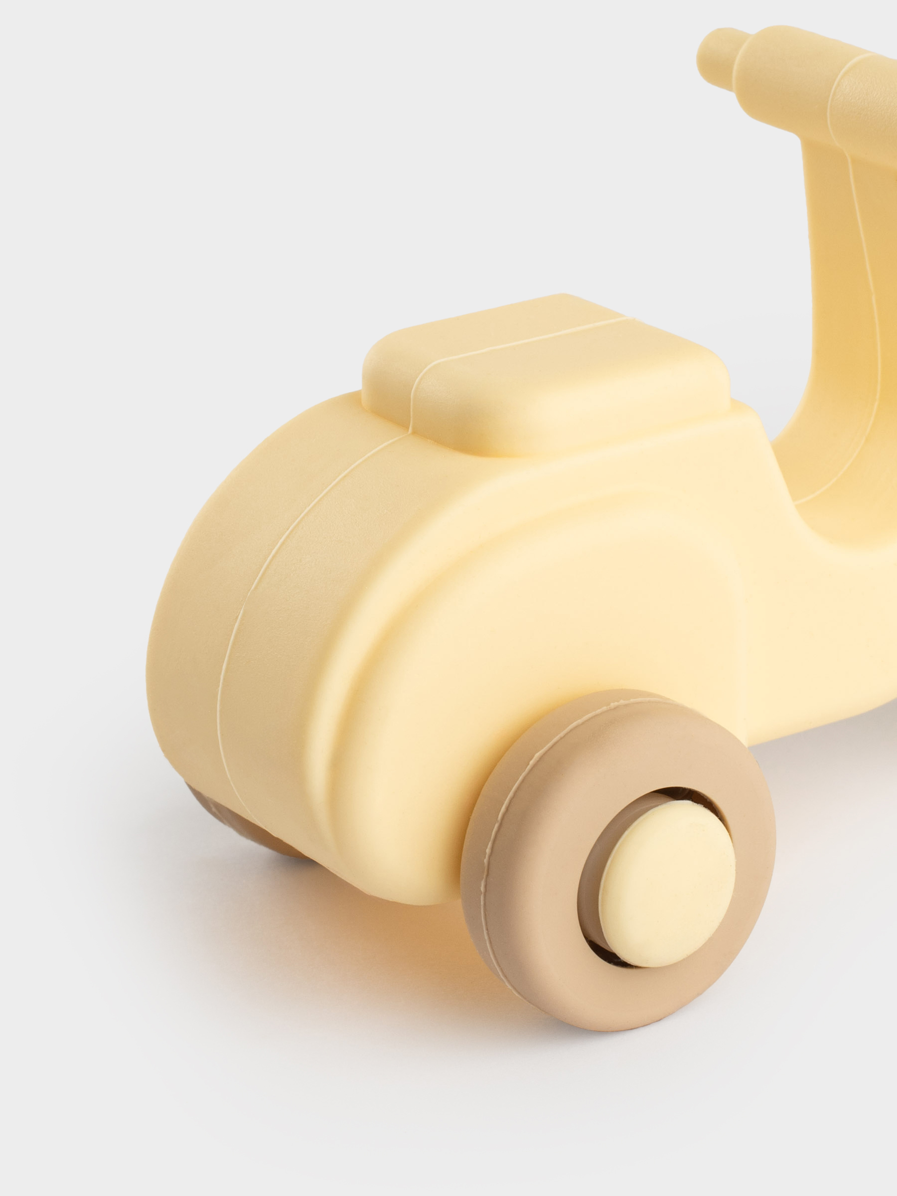 Игрушка, 10х6 см, силикон, бежевая, Мопед, Kiddy, image-5