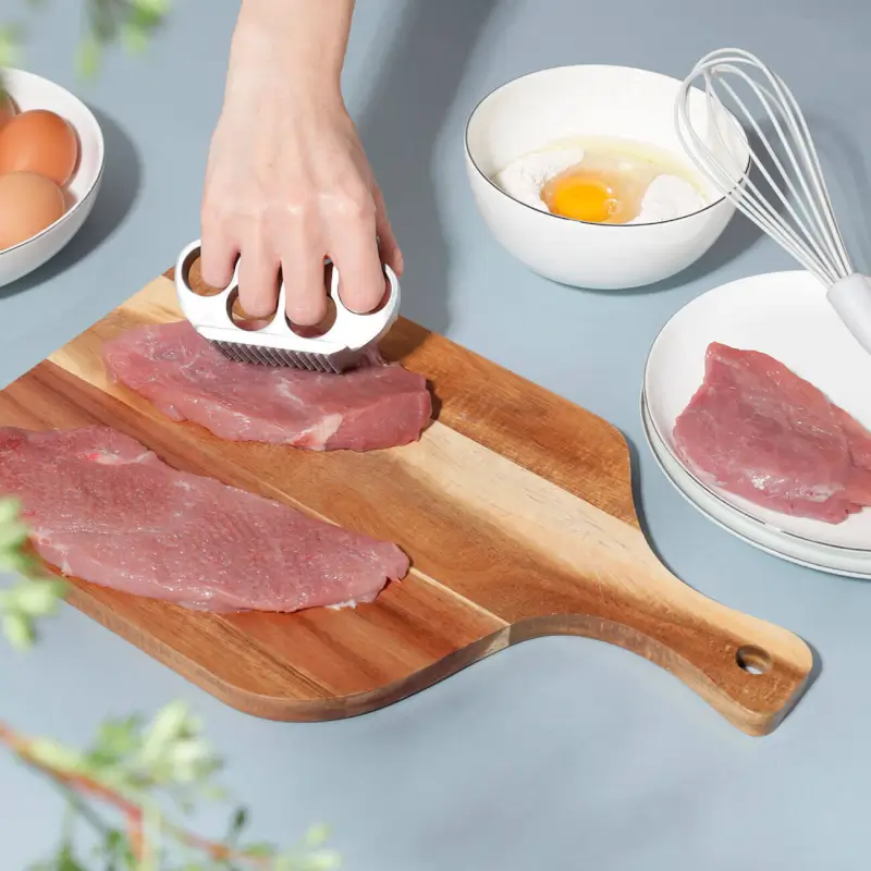 Молоток-кастет для отбивания мяса, 11х7 см, сталь, Classic