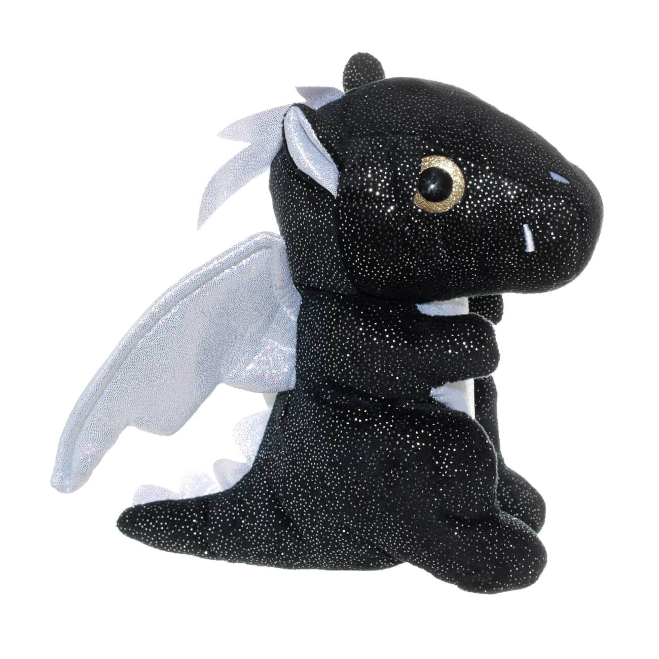 

Игрушка, 25 см, мягкая, полиэстер/полиуретан, черная, Дракон, Dragon toy