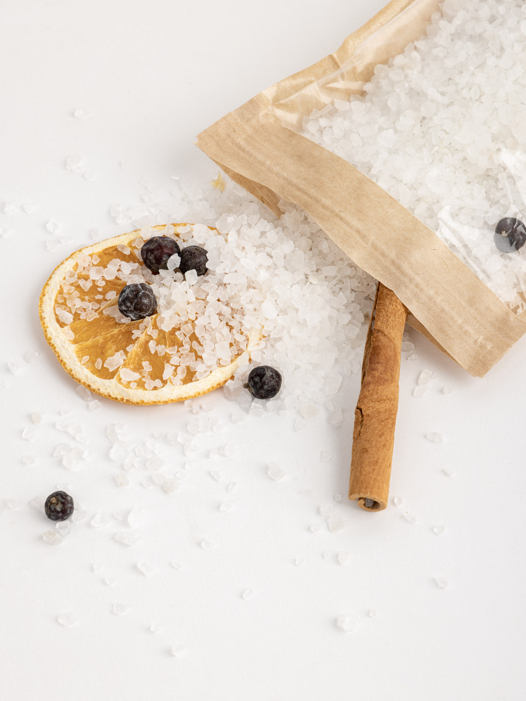 Соль для ванны, 350 гр, белая, Апельсин, Fragrant salt, image-1