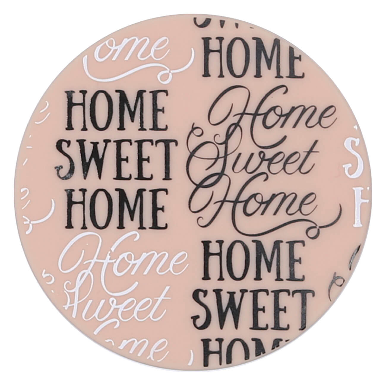 

Подставка под кружку, 10 см, 2 шт, силикон, круглая, бежевая, Home, Scroll