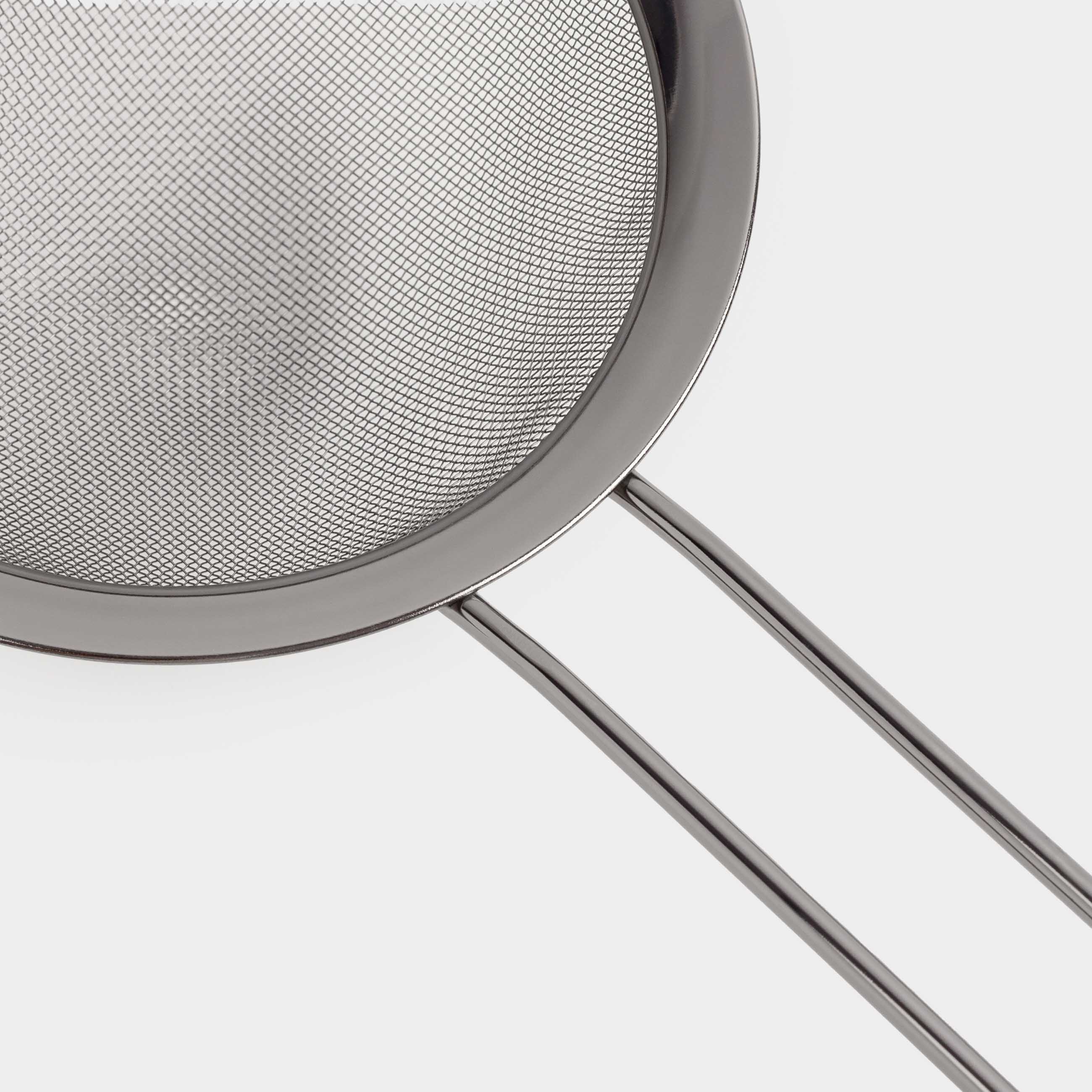 Сито, 14 см, с ручкой, сталь, темно-серое, Titanium, image-3
