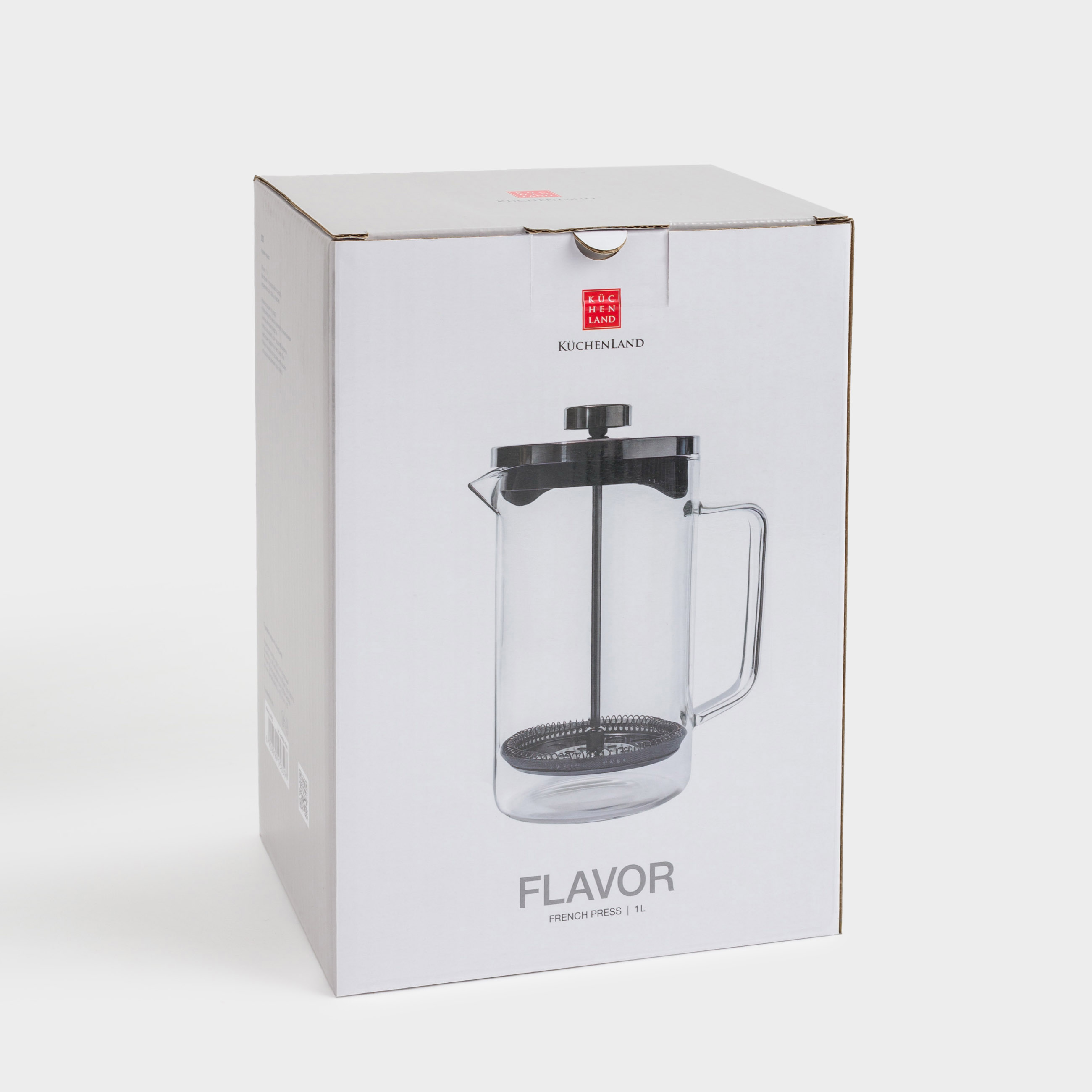 Френч-пресс, 1 л, стекло Б/сталь, Flavor, image-5