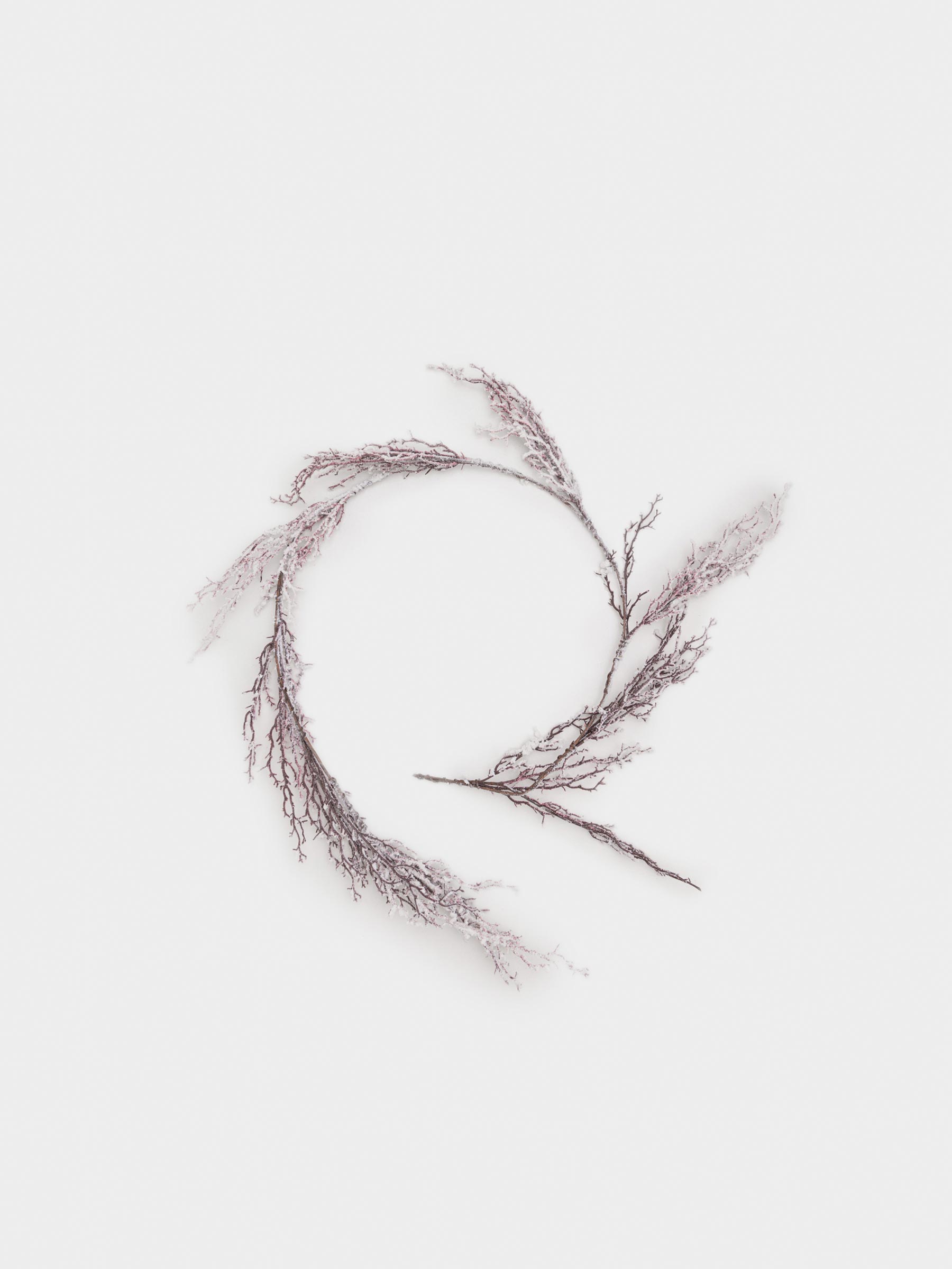 Ветка-гирлянда декоративная, 2 м, Замороженные ветви, Snowy decor