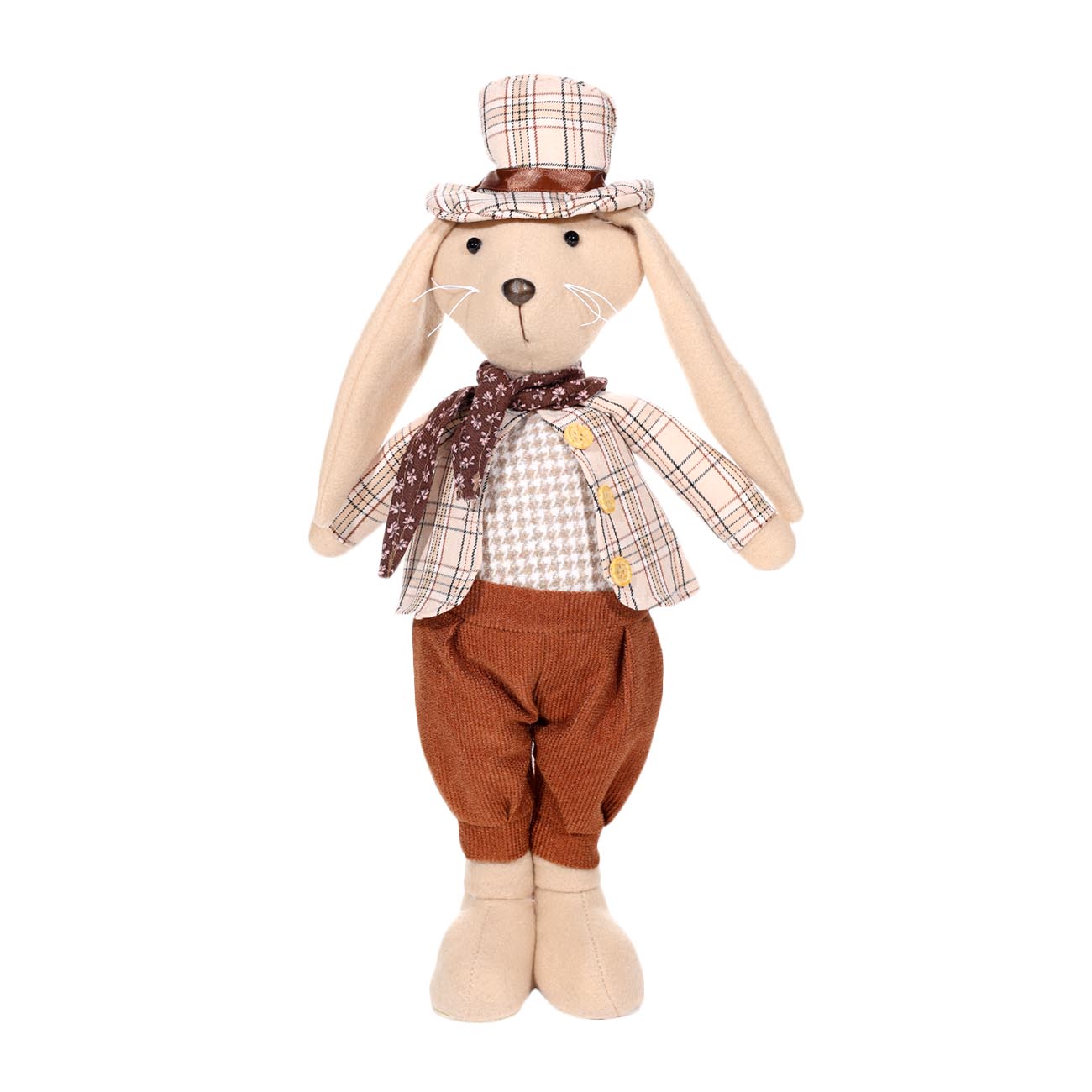 

Изделие декоративное, 40 см, полиэстер, Заяц в костюме, Rabbit