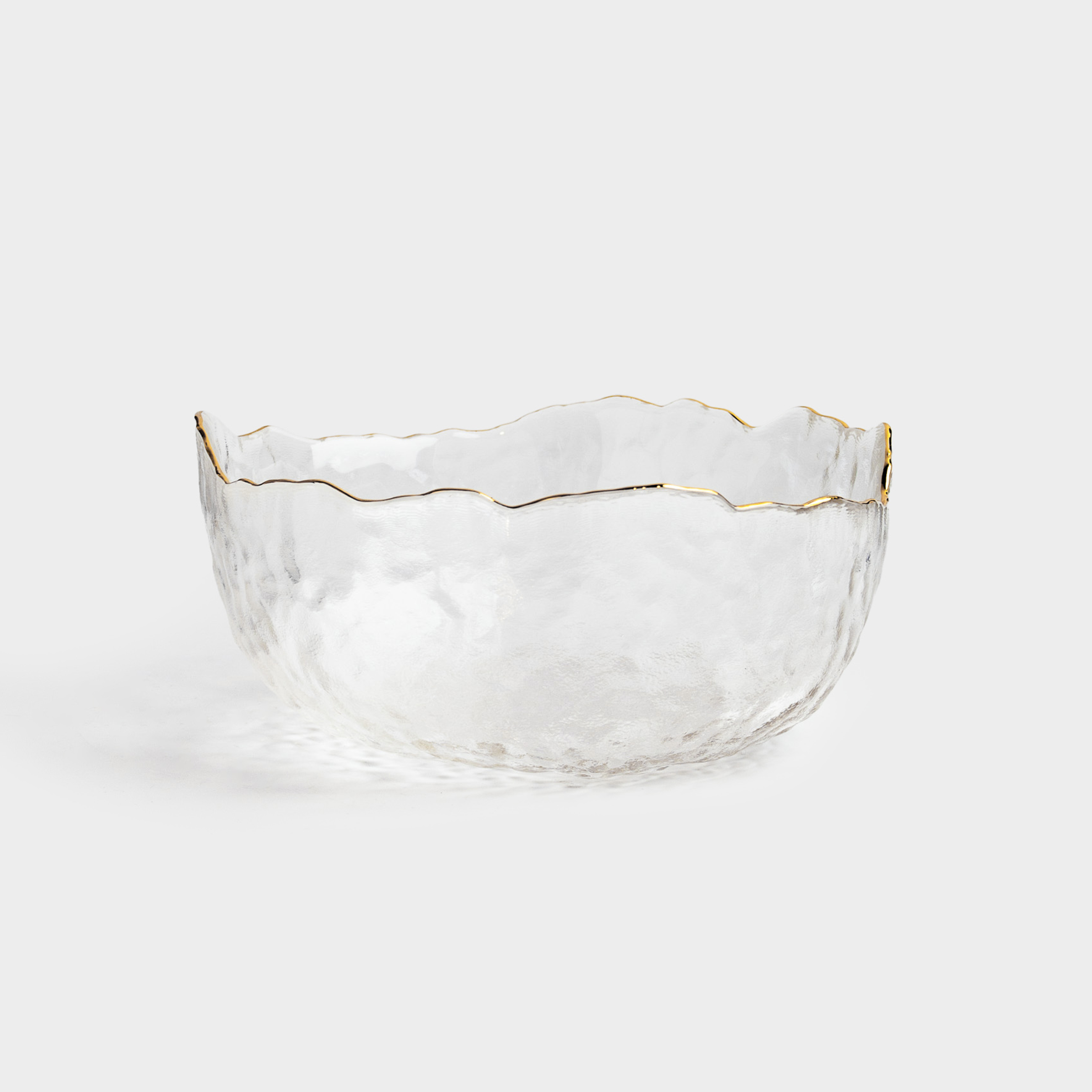 Пиала 13х6 см стекло с золотистым кантом Nautilus gold 699₽