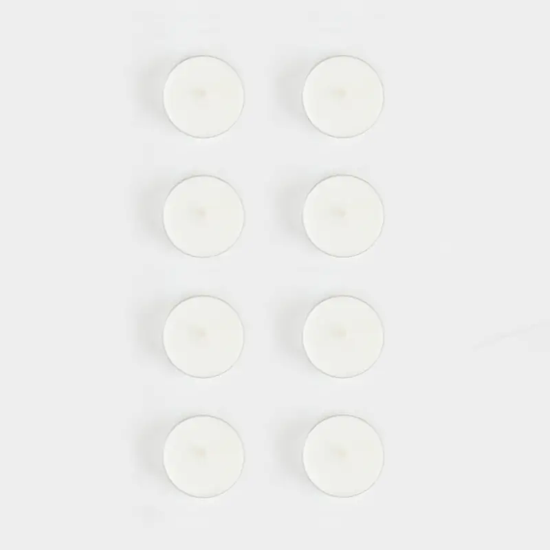Свеча чайная, ароматическая, 6 см, 8 шт, чайная, Cinnamon, Luxury white ,image-0