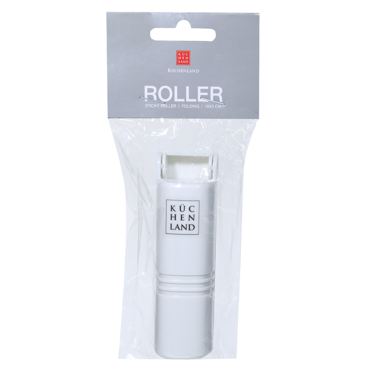 Ролик для чистки ткани, 10 см, многоразовый, складной, серый, Roller, image-2